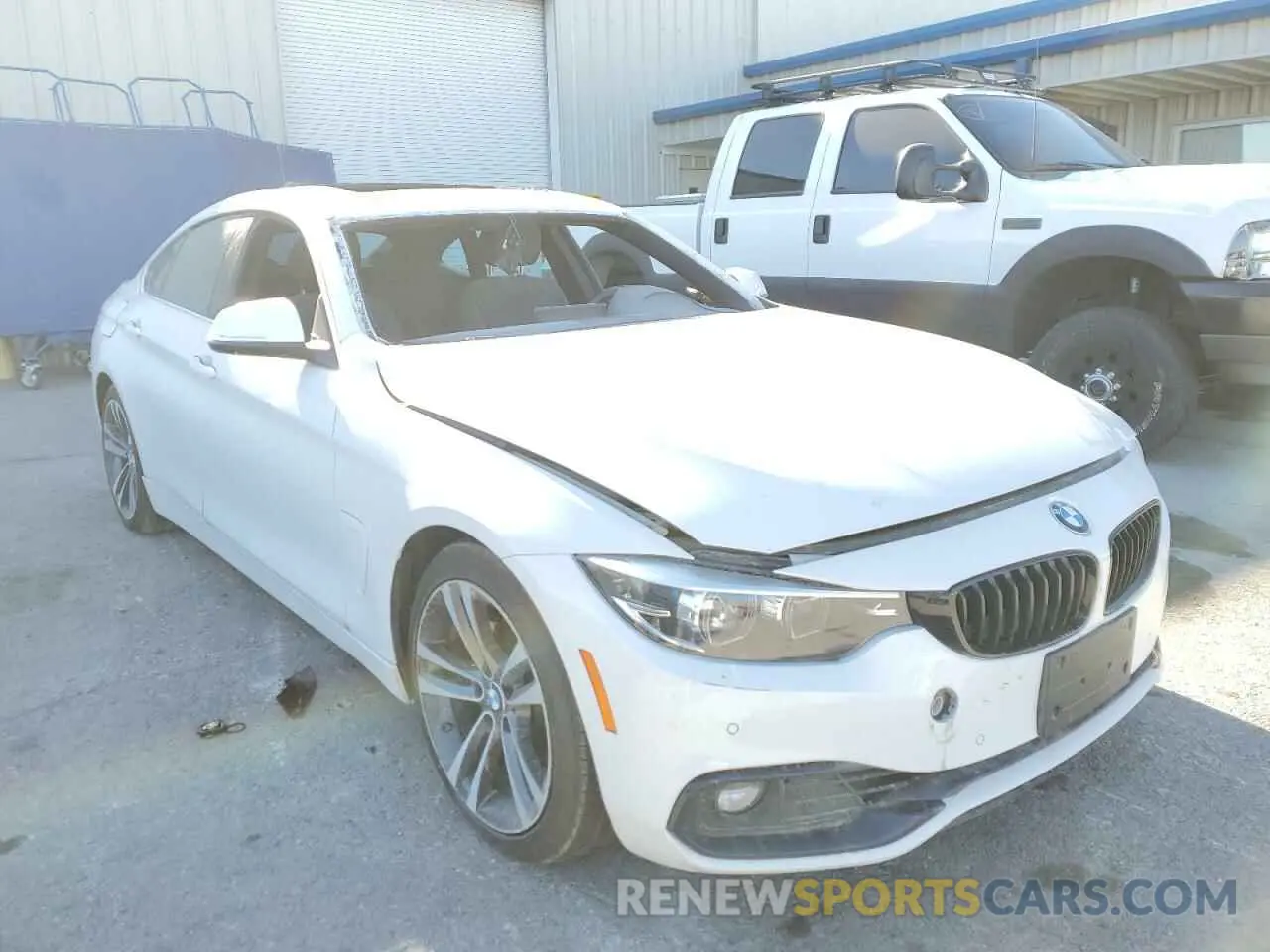 1 fotografías del automóvil dañado WBA4J1C02LCD99478 BMW 4 SERIES 2020