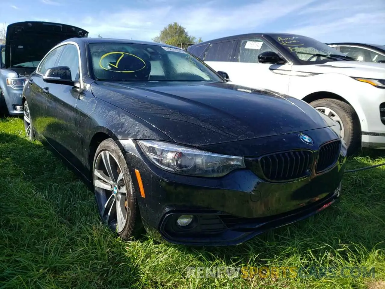 1 fotografías del automóvil dañado WBA4J1C02LCE28400 BMW 4 SERIES 2020