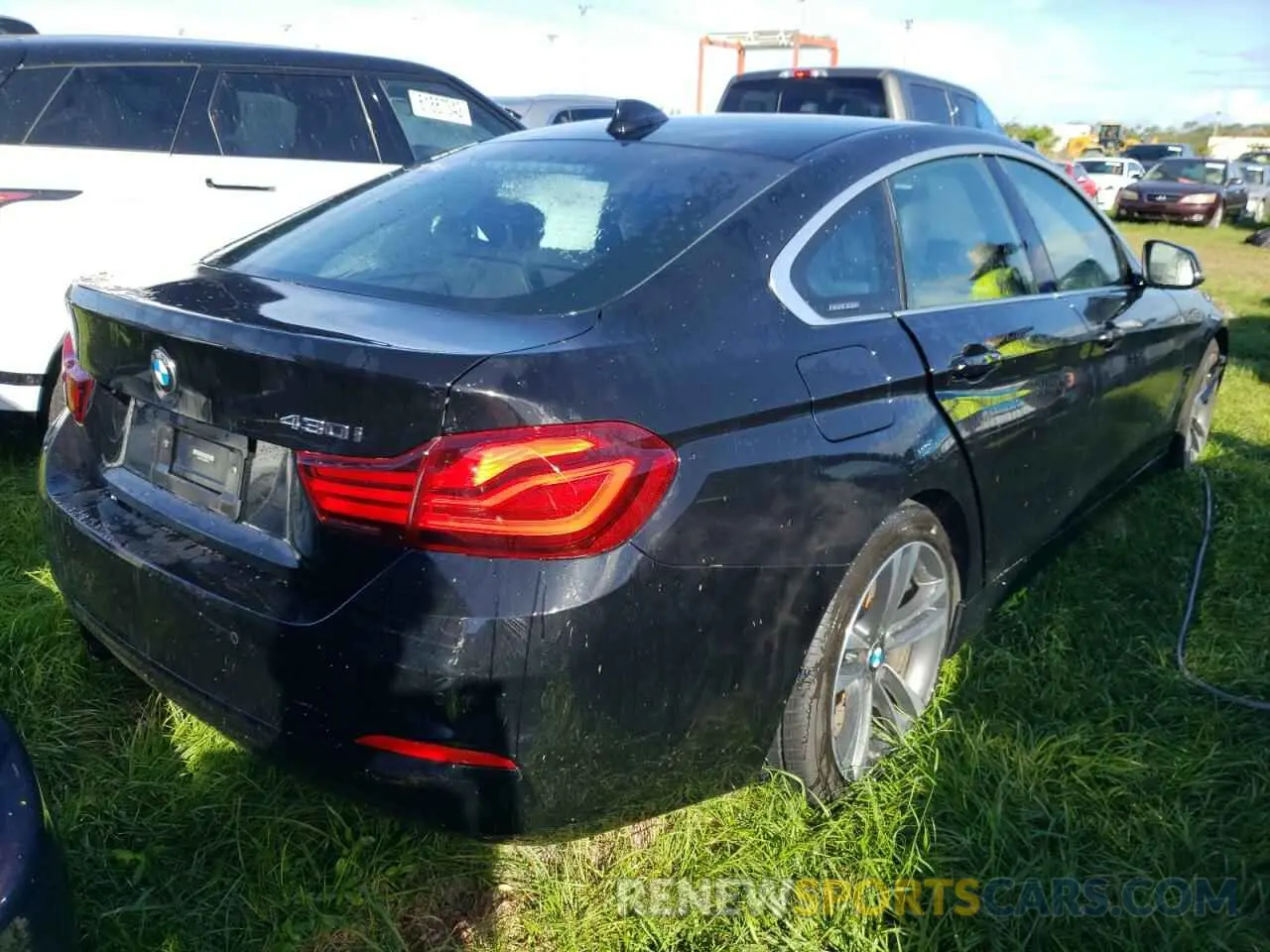 4 fotografías del automóvil dañado WBA4J1C02LCE28400 BMW 4 SERIES 2020