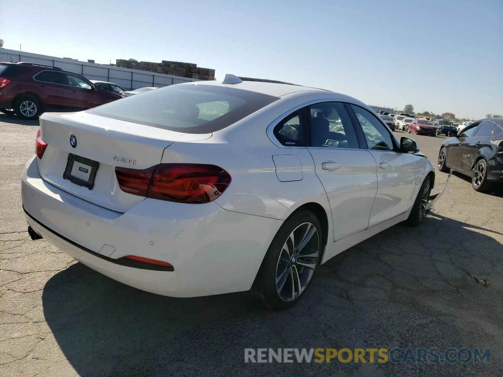 4 fotografías del automóvil dañado WBA4J1C03LCD79546 BMW 4 SERIES 2020