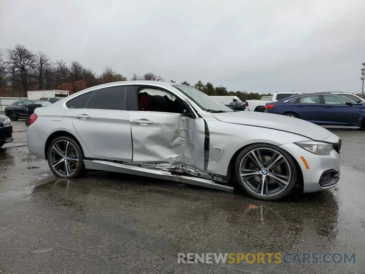 4 fotografías del automóvil dañado WBA4J1C08LBU68080 BMW 4 SERIES 2020