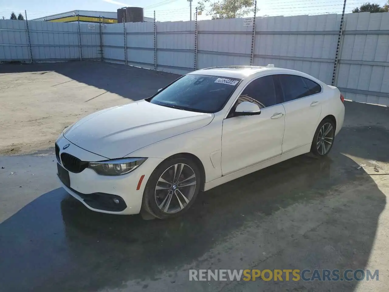 1 fotografías del automóvil dañado WBA4J1C09LCD72312 BMW 4 SERIES 2020