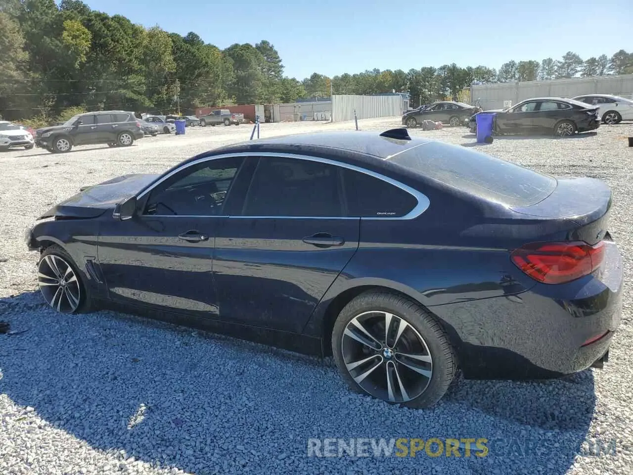 2 fotografías del automóvil dañado WBA4J3C03LBL11794 BMW 4 SERIES 2020