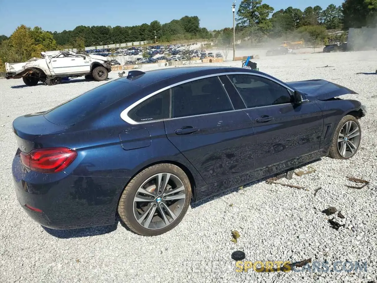 3 fotografías del automóvil dañado WBA4J3C03LBL11794 BMW 4 SERIES 2020