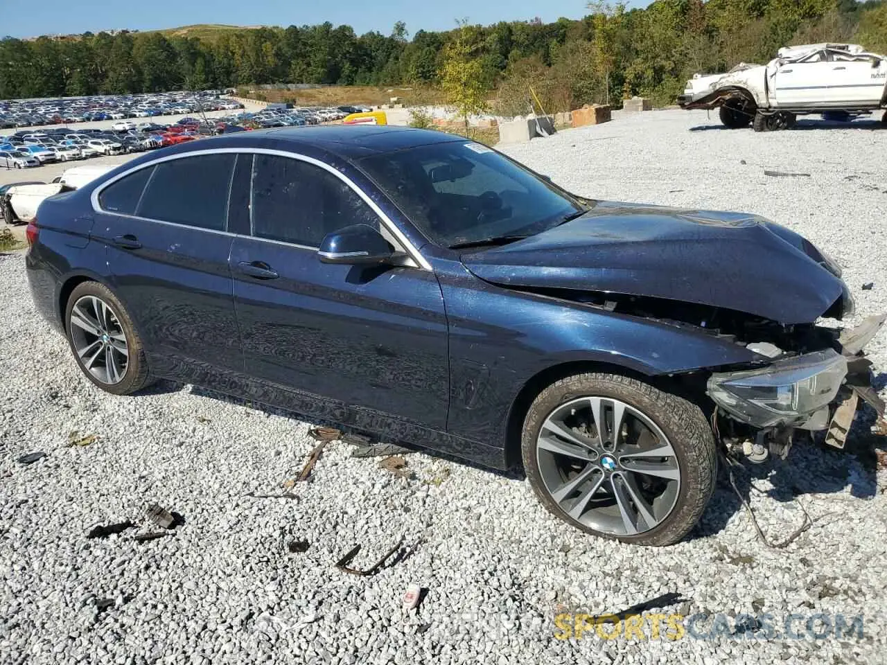 4 fotografías del automóvil dañado WBA4J3C03LBL11794 BMW 4 SERIES 2020