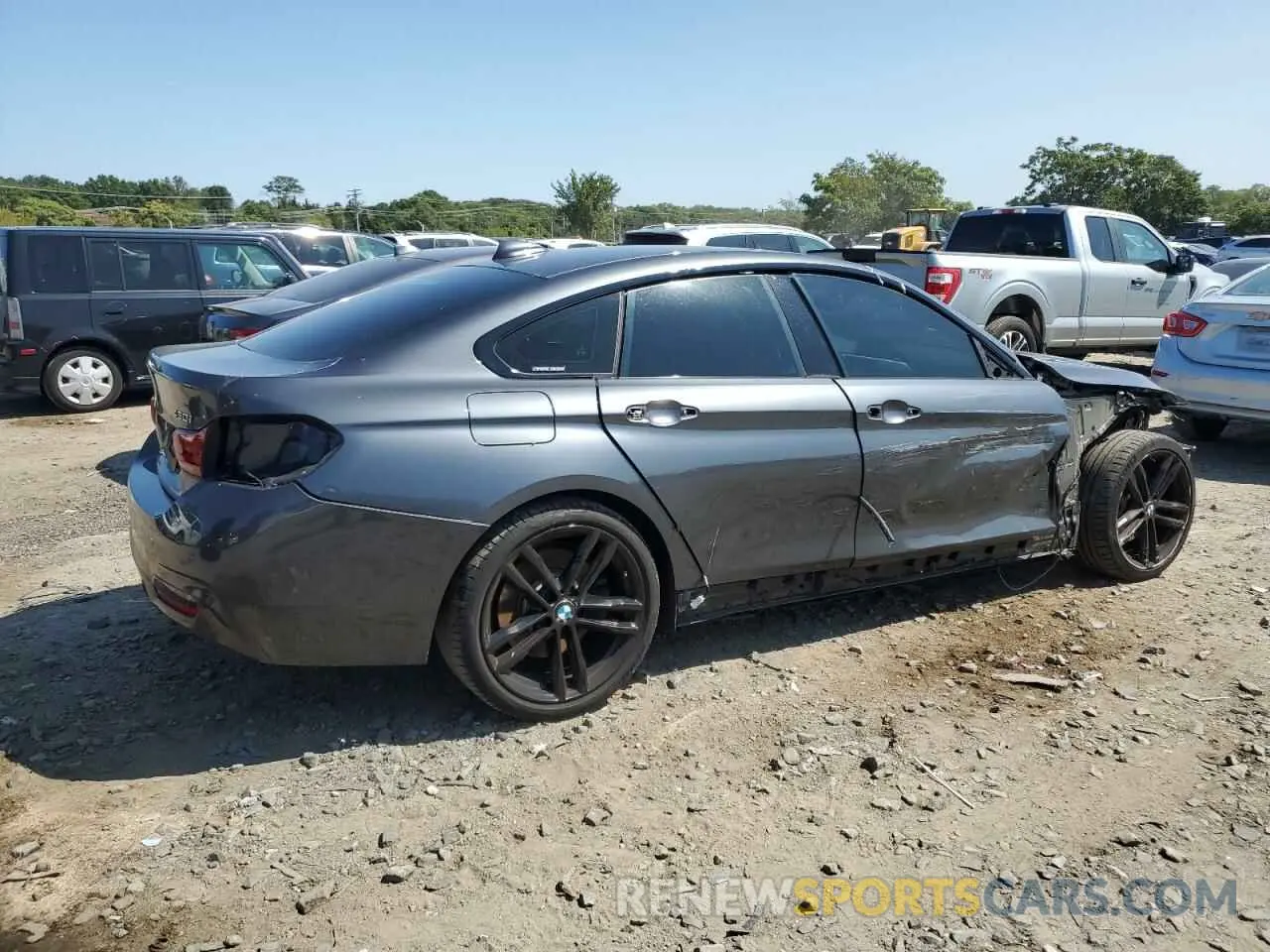 3 fotografías del automóvil dañado WBA4J3C04LBL11500 BMW 4 SERIES 2020