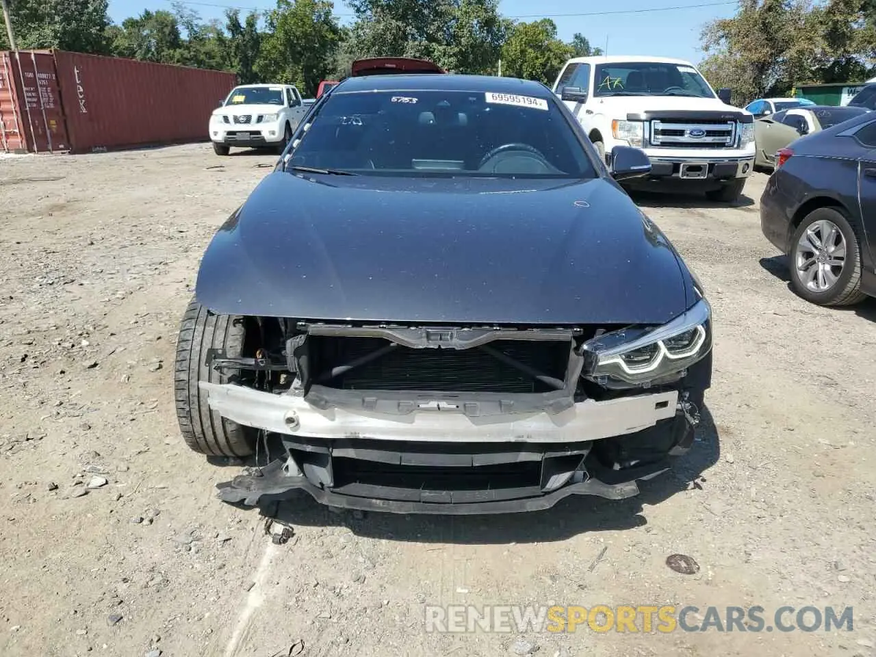 5 fotografías del automóvil dañado WBA4J3C04LBL11500 BMW 4 SERIES 2020