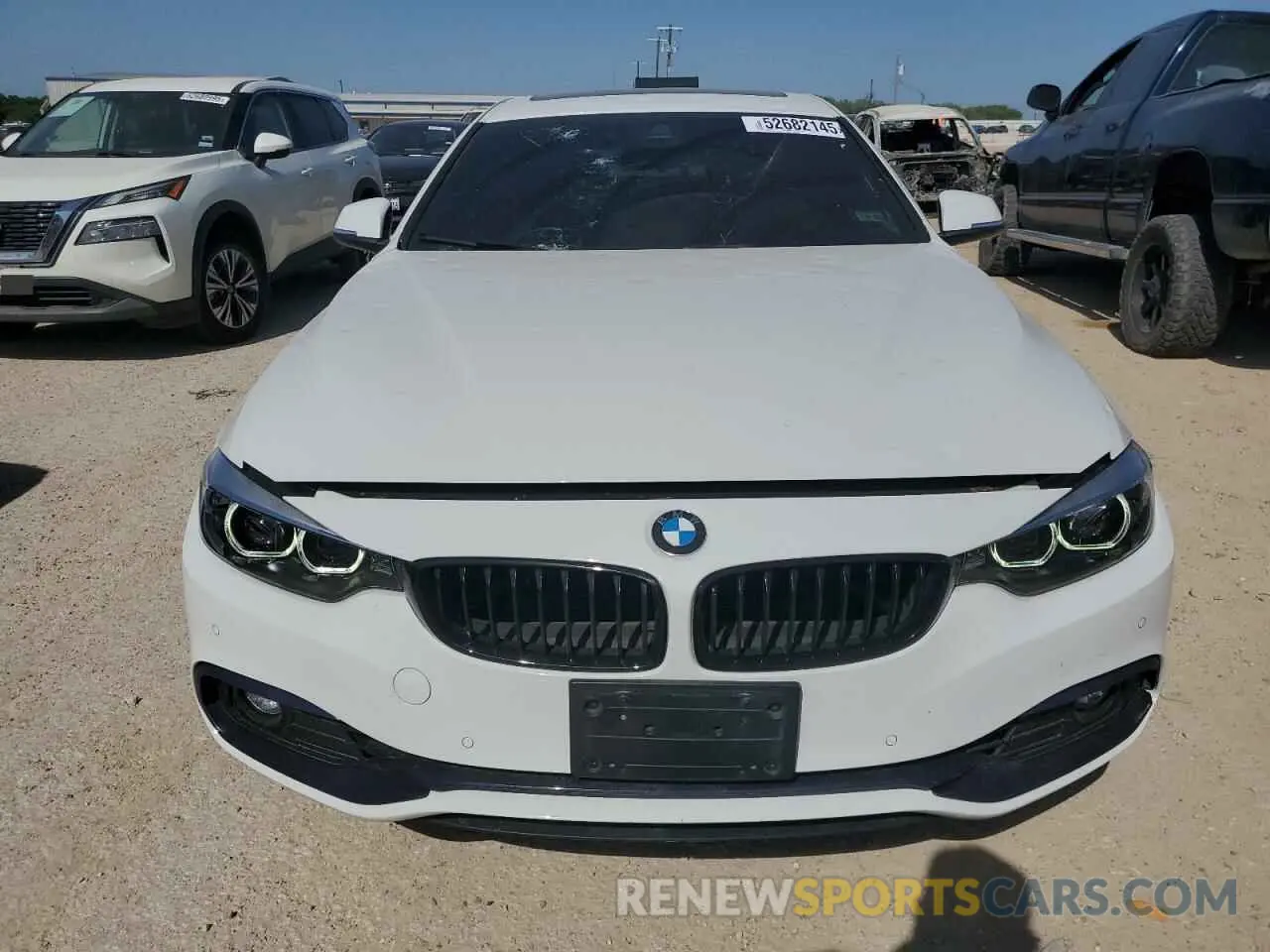 5 fotografías del automóvil dañado WBA4J3C04LBL11657 BMW 4 SERIES 2020