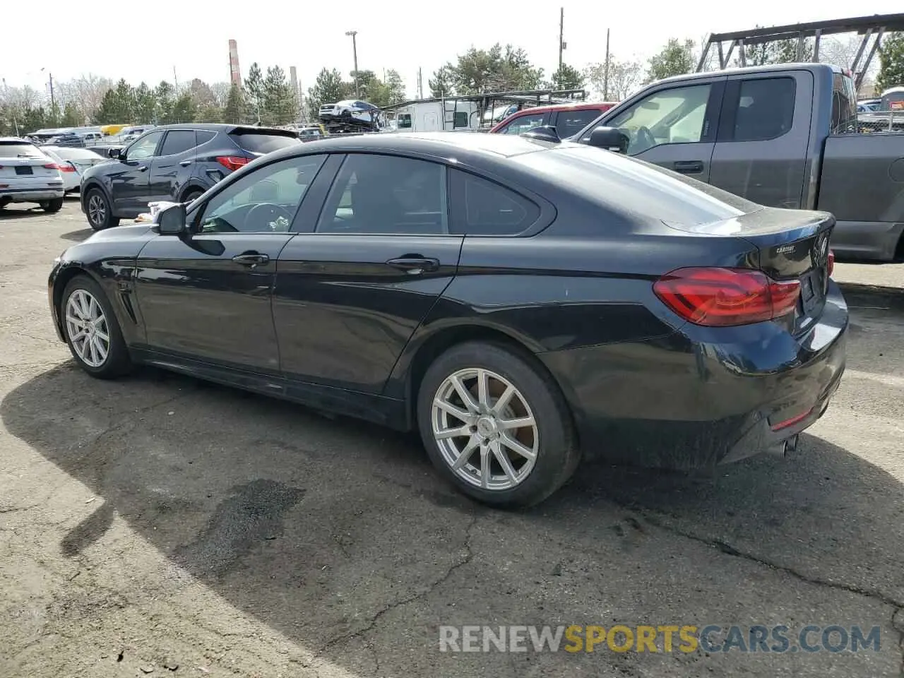 2 fotografías del automóvil dañado WBA4J3C09LBL11721 BMW 4 SERIES 2020