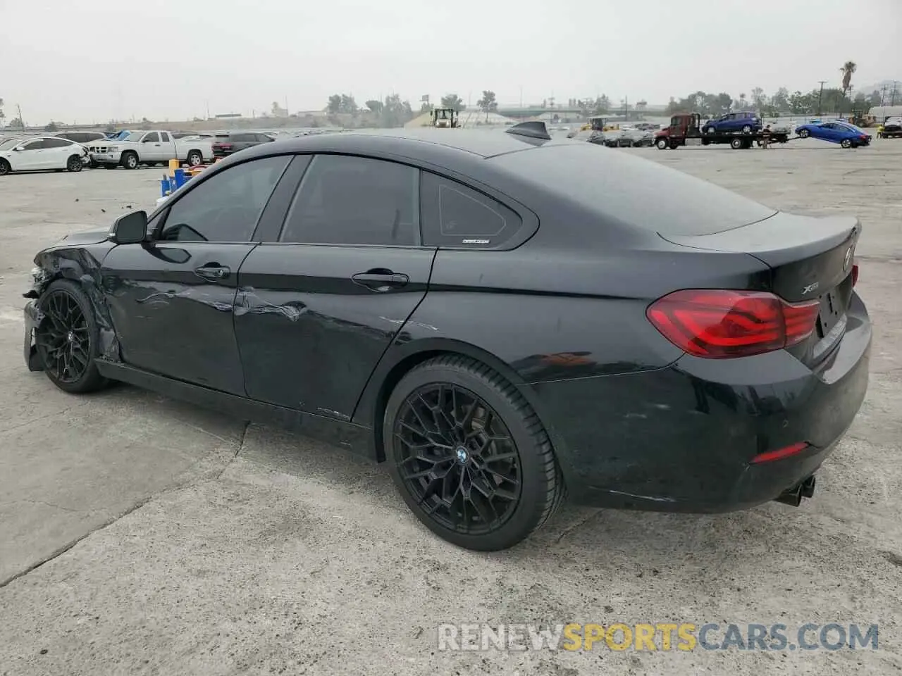 2 fotografías del automóvil dañado WBA4J3C09LBL11900 BMW 4 SERIES 2020