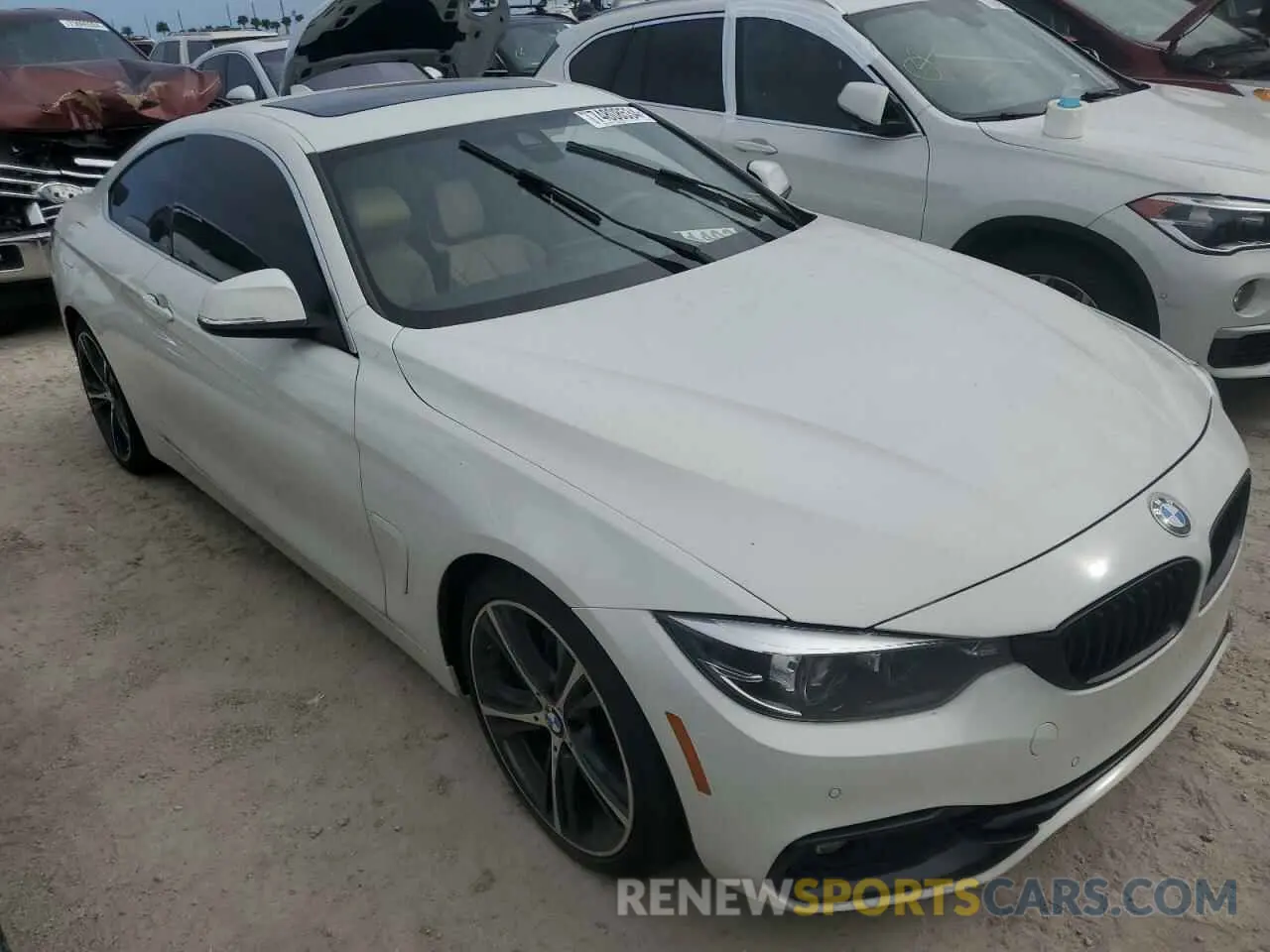 4 fotografías del automóvil dañado WBA4W3C01LAG91728 BMW 4 SERIES 2020