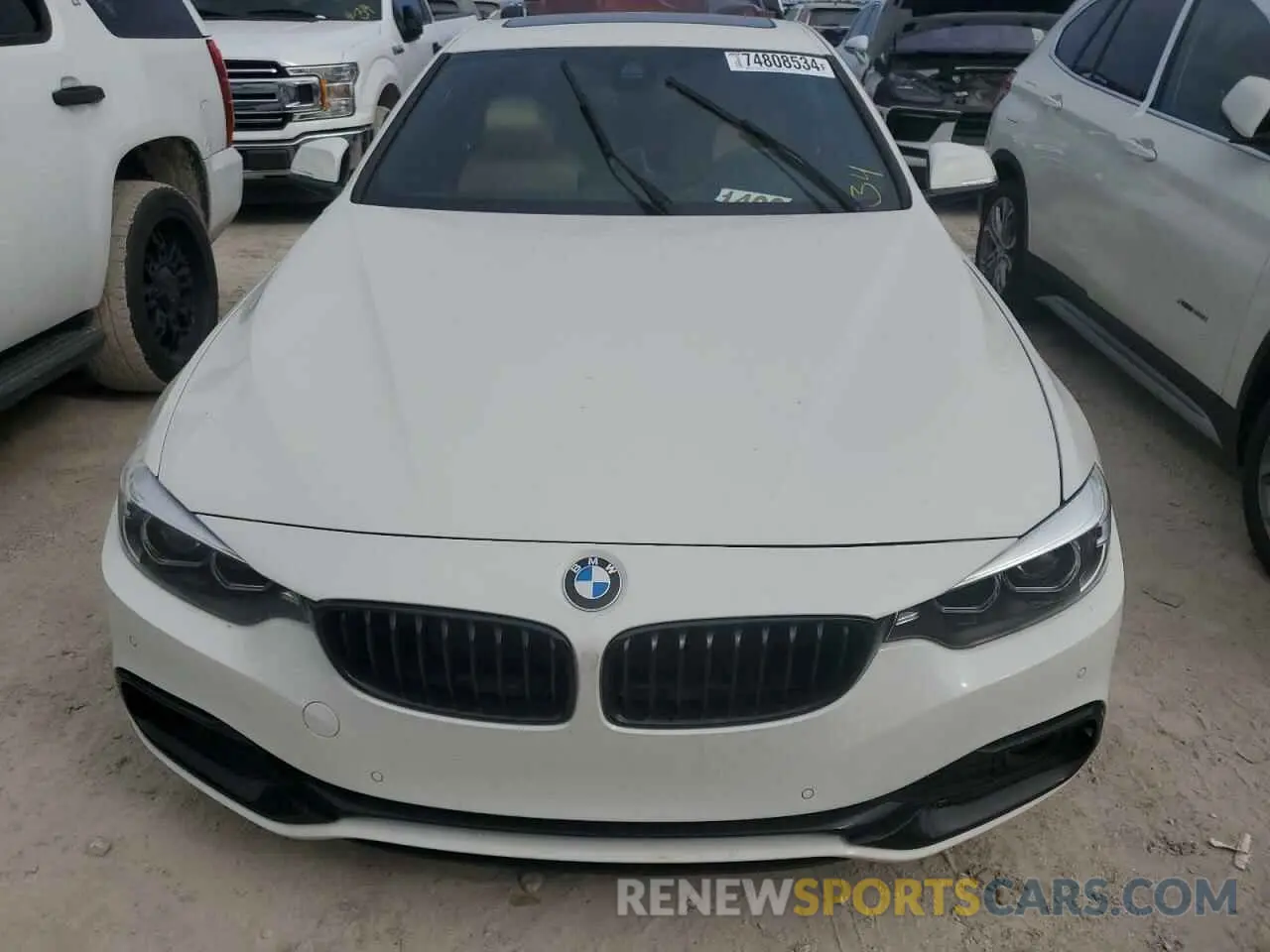 5 fotografías del automóvil dañado WBA4W3C01LAG91728 BMW 4 SERIES 2020