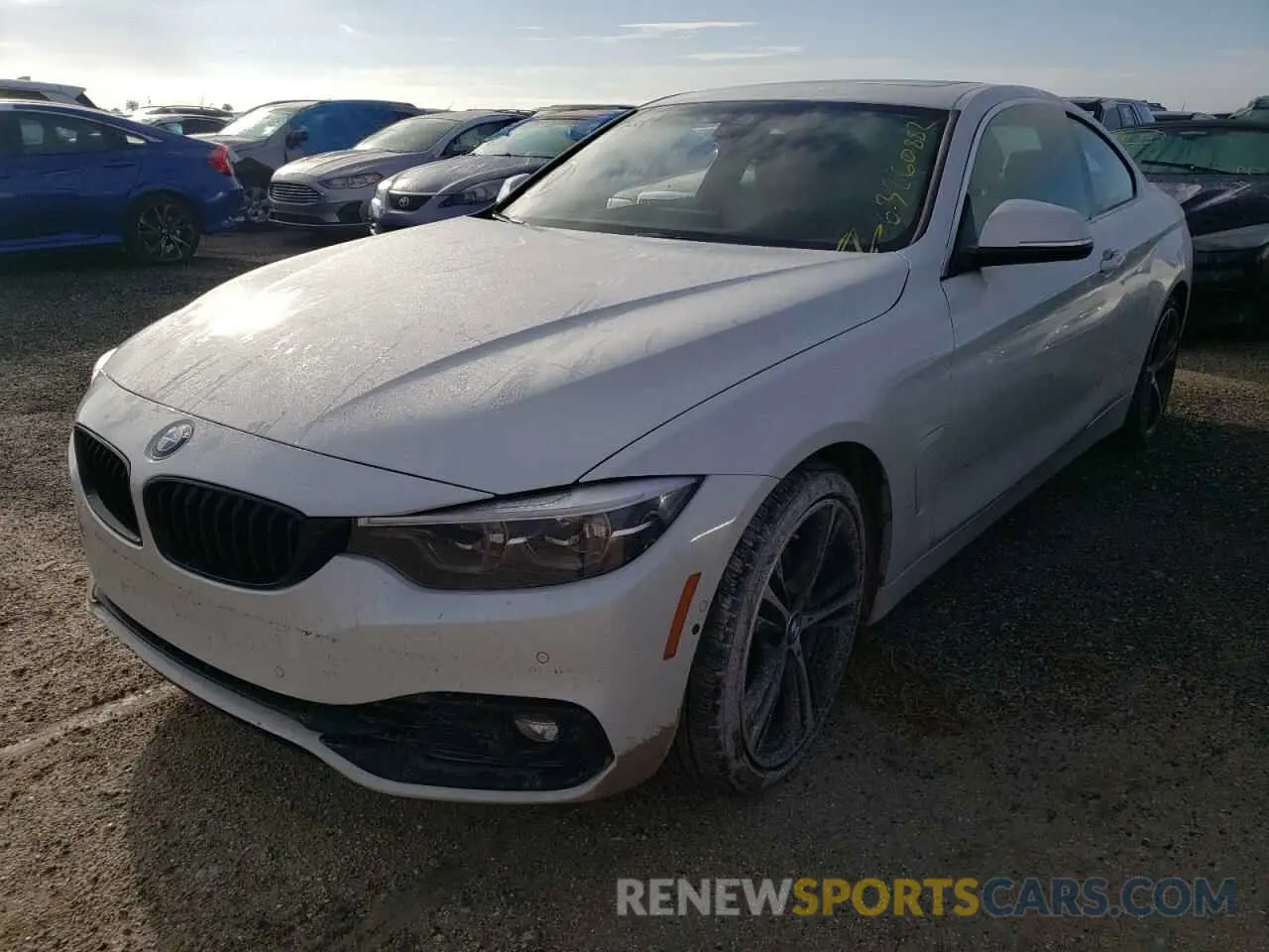 2 fotografías del automóvil dañado WBA4W3C05LFH18822 BMW 4 SERIES 2020