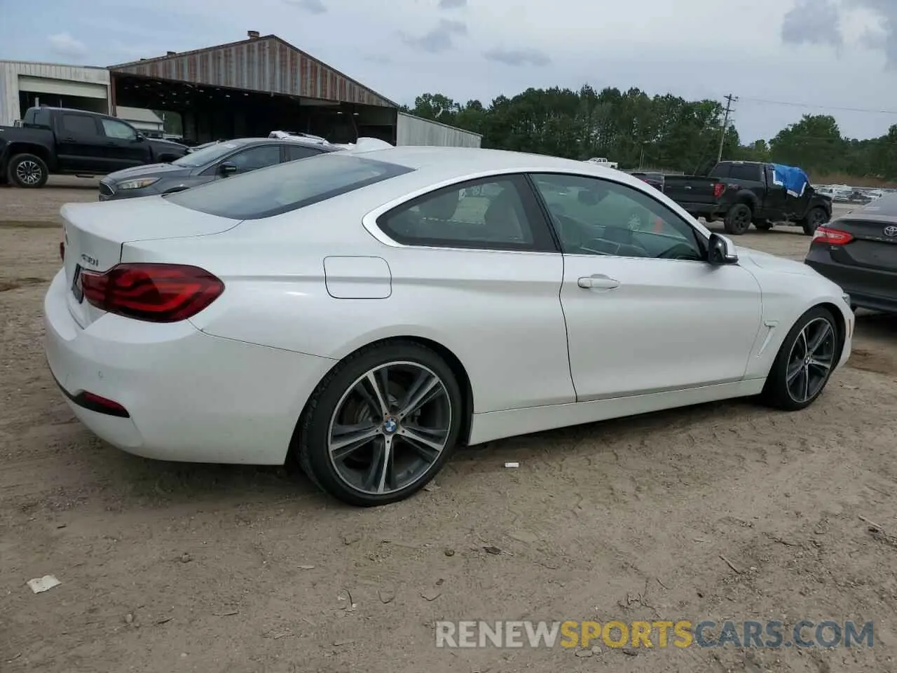 3 fotografías del automóvil dañado WBA4W3C05LFH73447 BMW 4 SERIES 2020