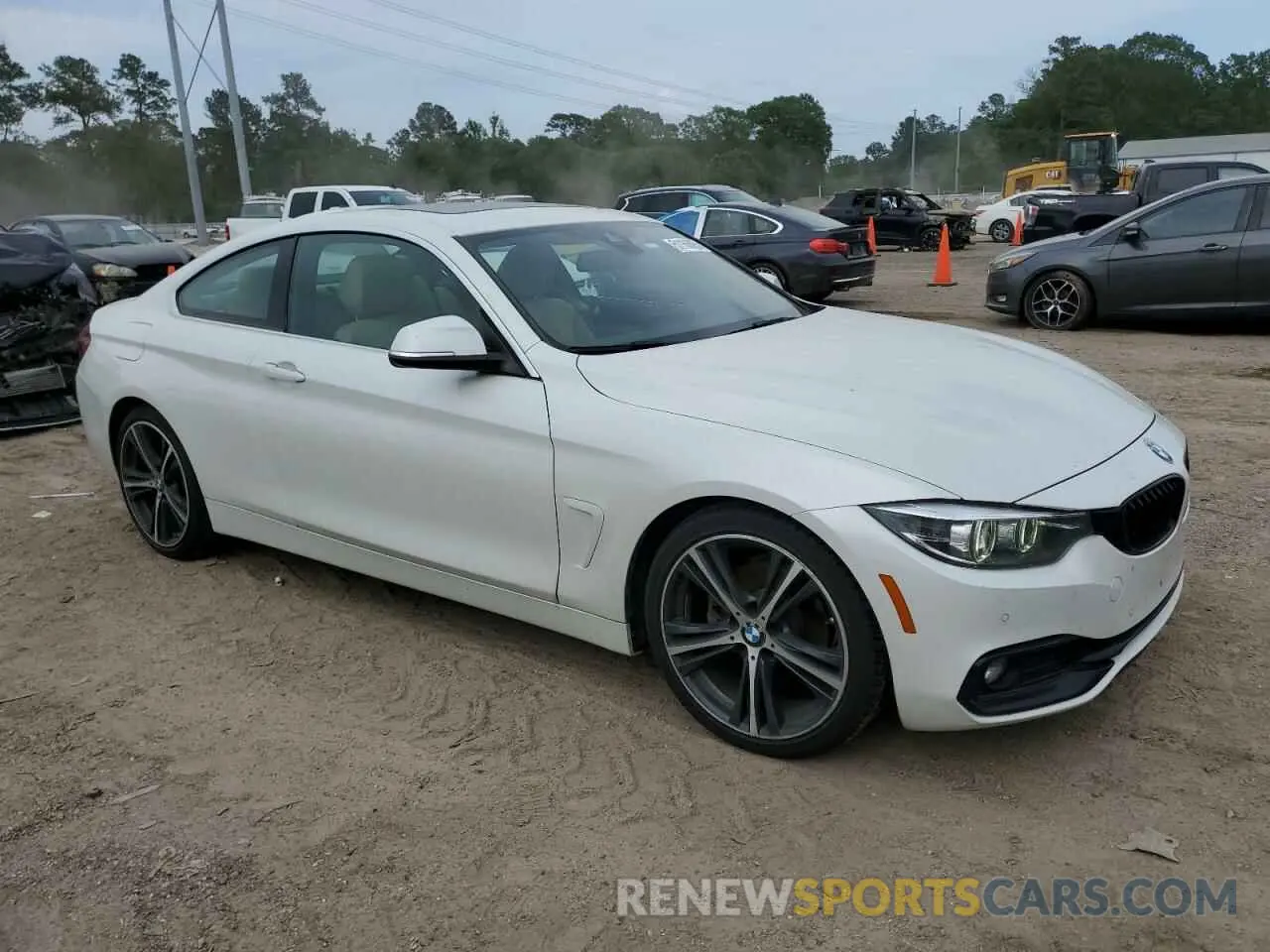 4 fotografías del automóvil dañado WBA4W3C05LFH73447 BMW 4 SERIES 2020