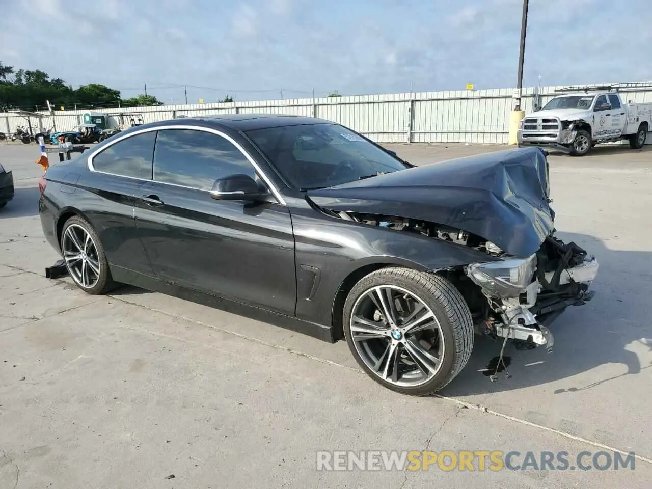 4 fotografías del automóvil dañado WBA4W3C05LFJ72875 BMW 4 SERIES 2020