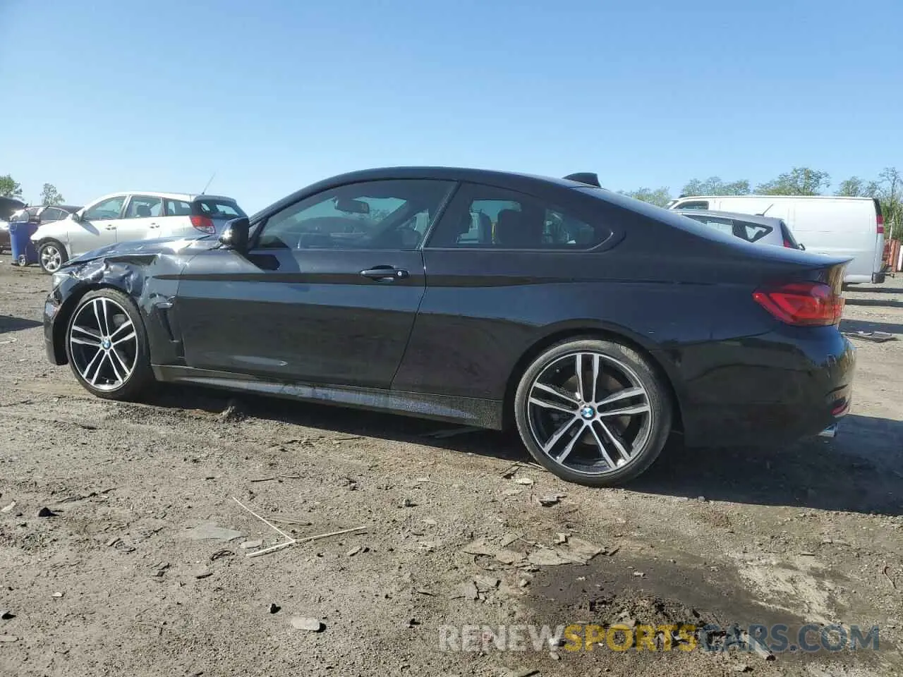 2 fotografías del automóvil dañado WBA4W3C07LFJ79827 BMW 4 SERIES 2020