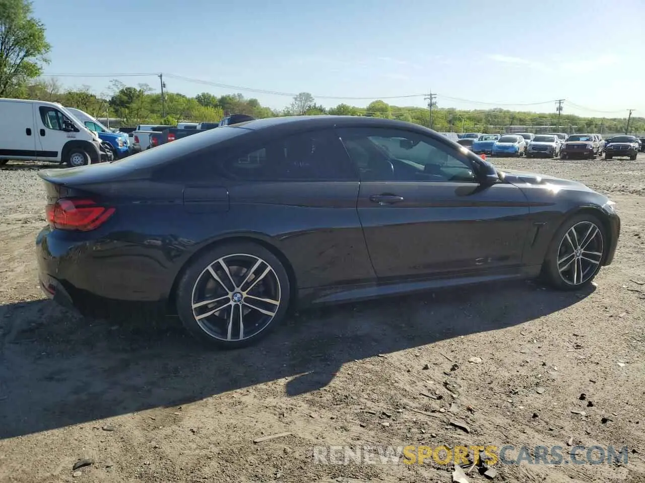 3 fotografías del automóvil dañado WBA4W3C07LFJ79827 BMW 4 SERIES 2020