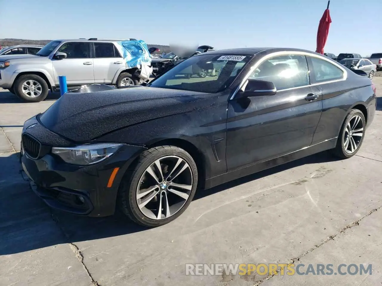 1 fotografías del automóvil dañado WBA4W5C07LFH28523 BMW 4 SERIES 2020