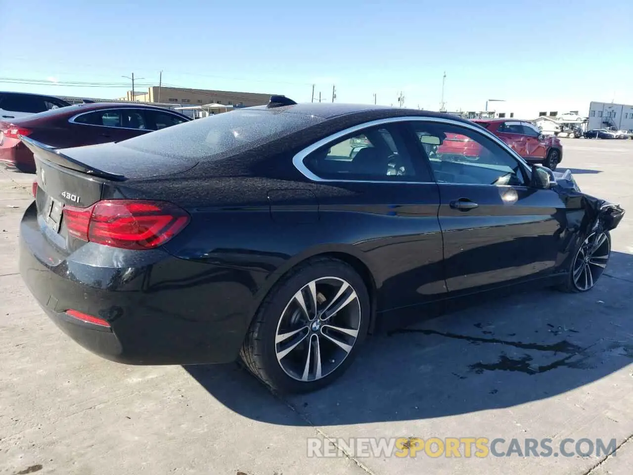 3 fotografías del automóvil dañado WBA4W5C07LFH28523 BMW 4 SERIES 2020