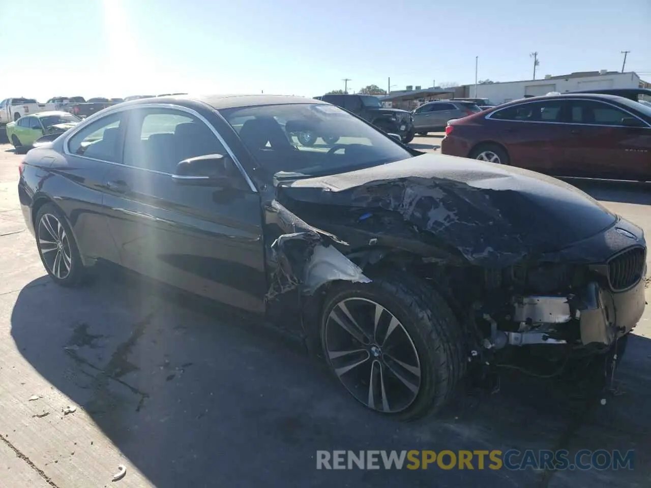 4 fotografías del automóvil dañado WBA4W5C07LFH28523 BMW 4 SERIES 2020