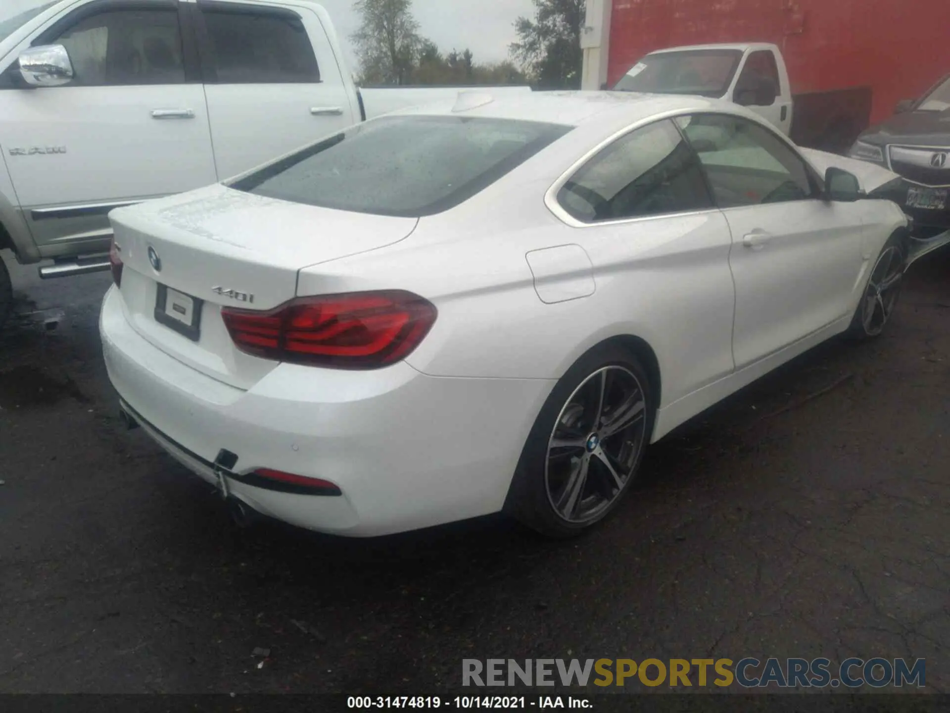 4 fotografías del automóvil dañado WBA4W9C0XLFJ51183 BMW 4 SERIES 2020