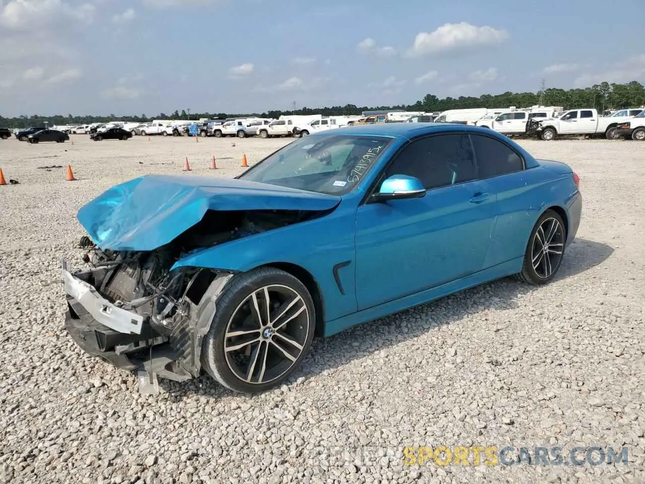 1 fotografías del automóvil dañado WBA4Z1C01L5N57951 BMW 4 SERIES 2020