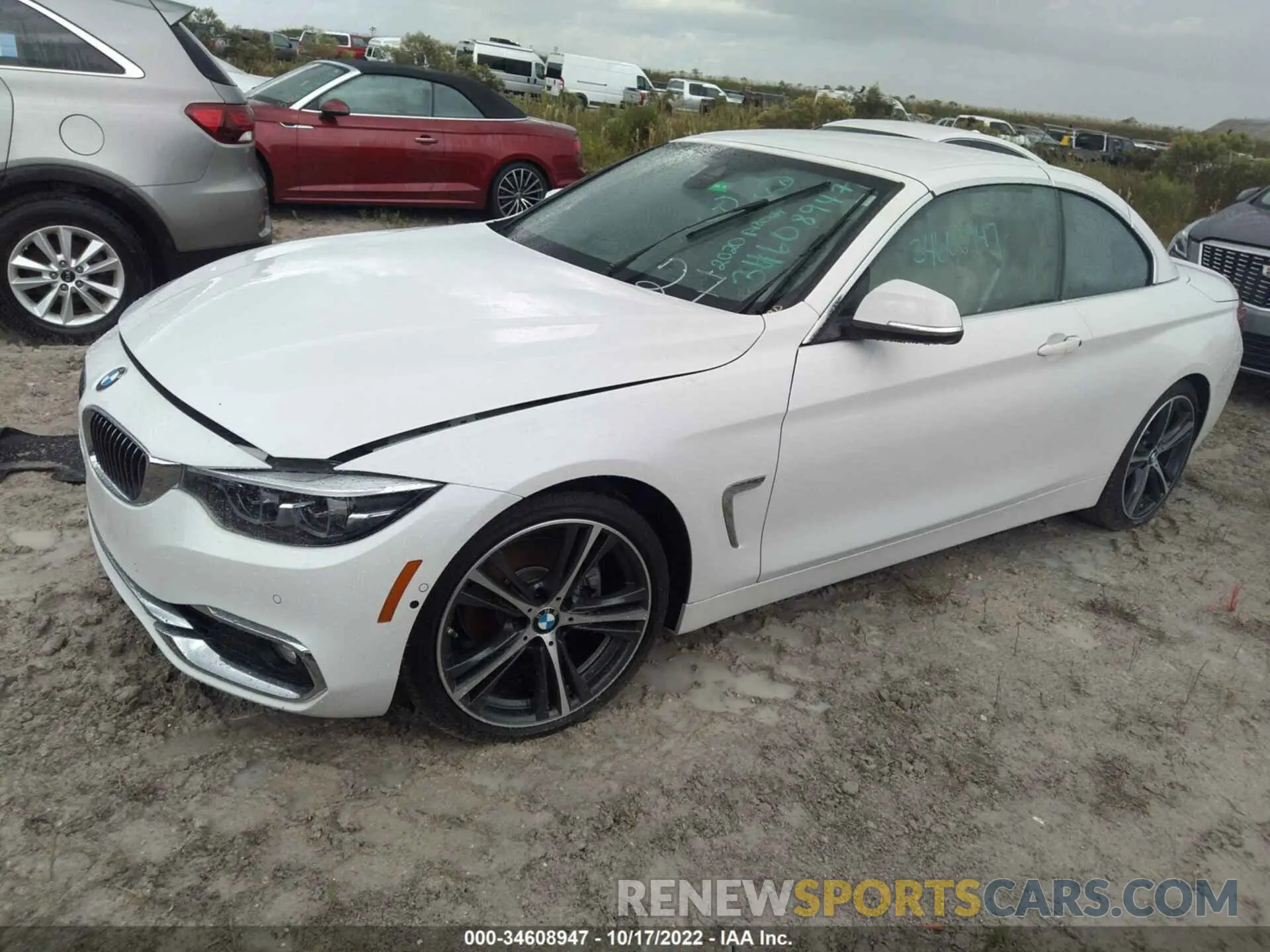 2 fotografías del automóvil dañado WBA4Z1C02L5N98010 BMW 4 SERIES 2020