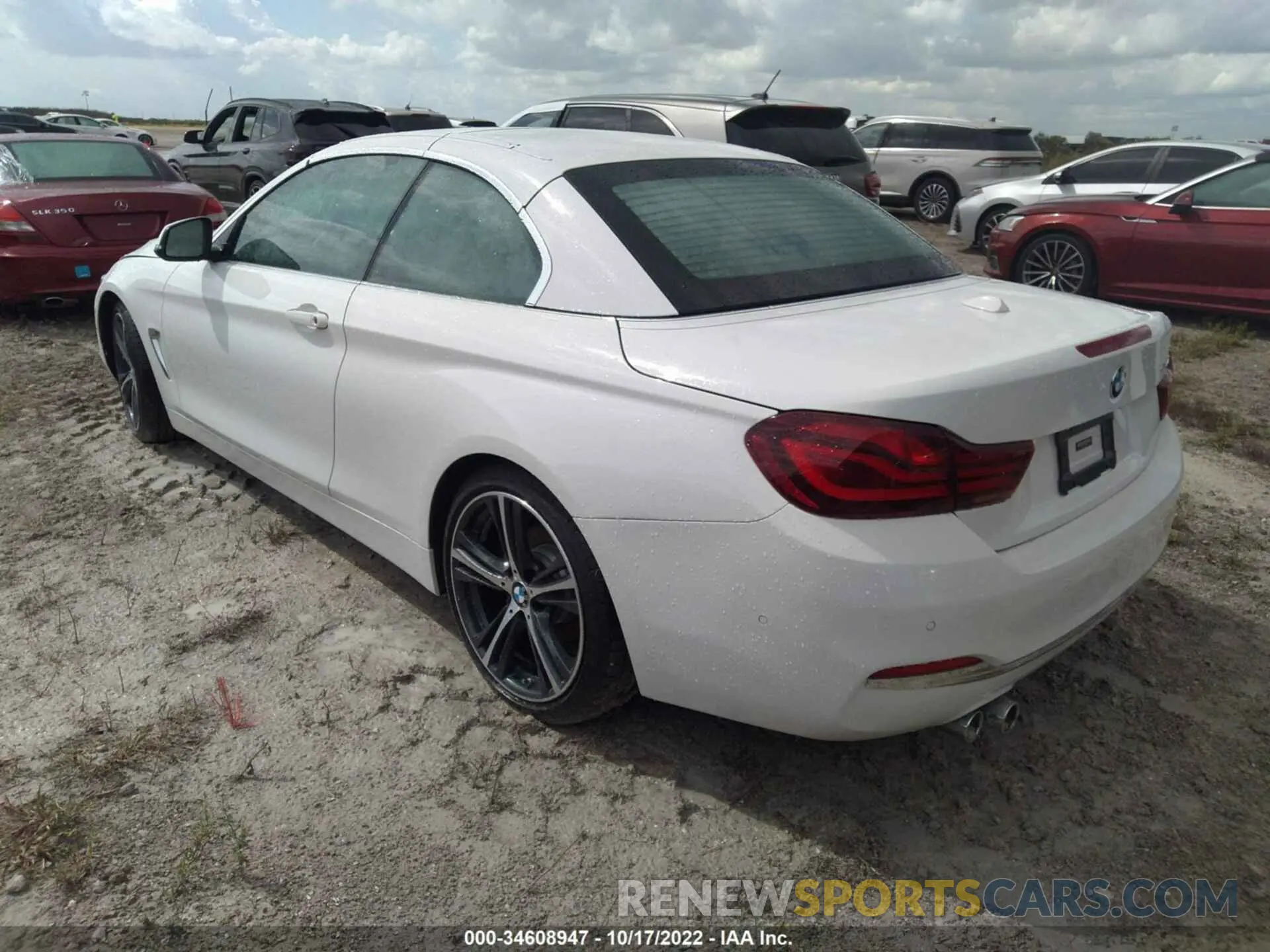 3 fotografías del automóvil dañado WBA4Z1C02L5N98010 BMW 4 SERIES 2020