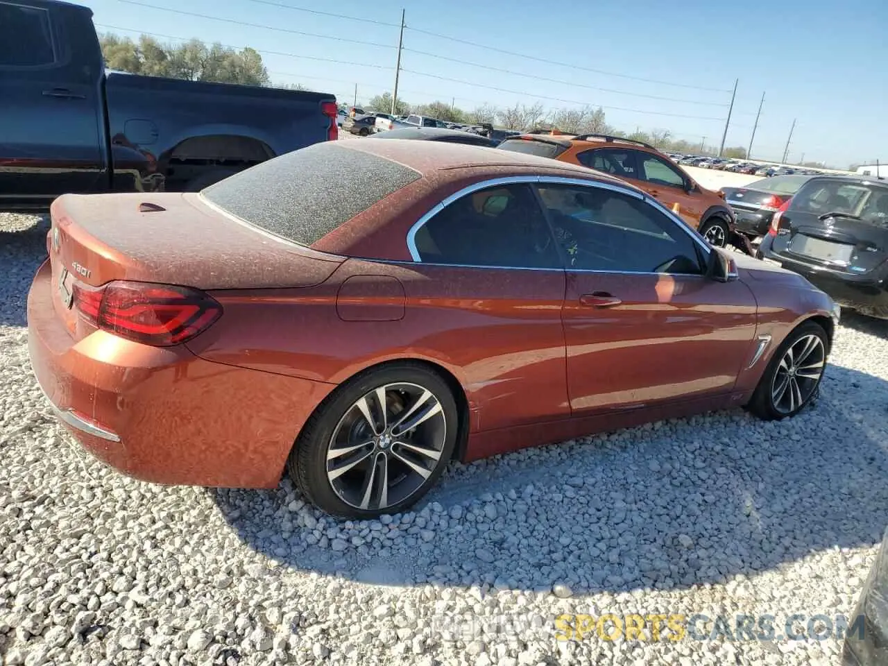 3 fotografías del automóvil dañado WBA4Z1C02L5R86645 BMW 4 SERIES 2020