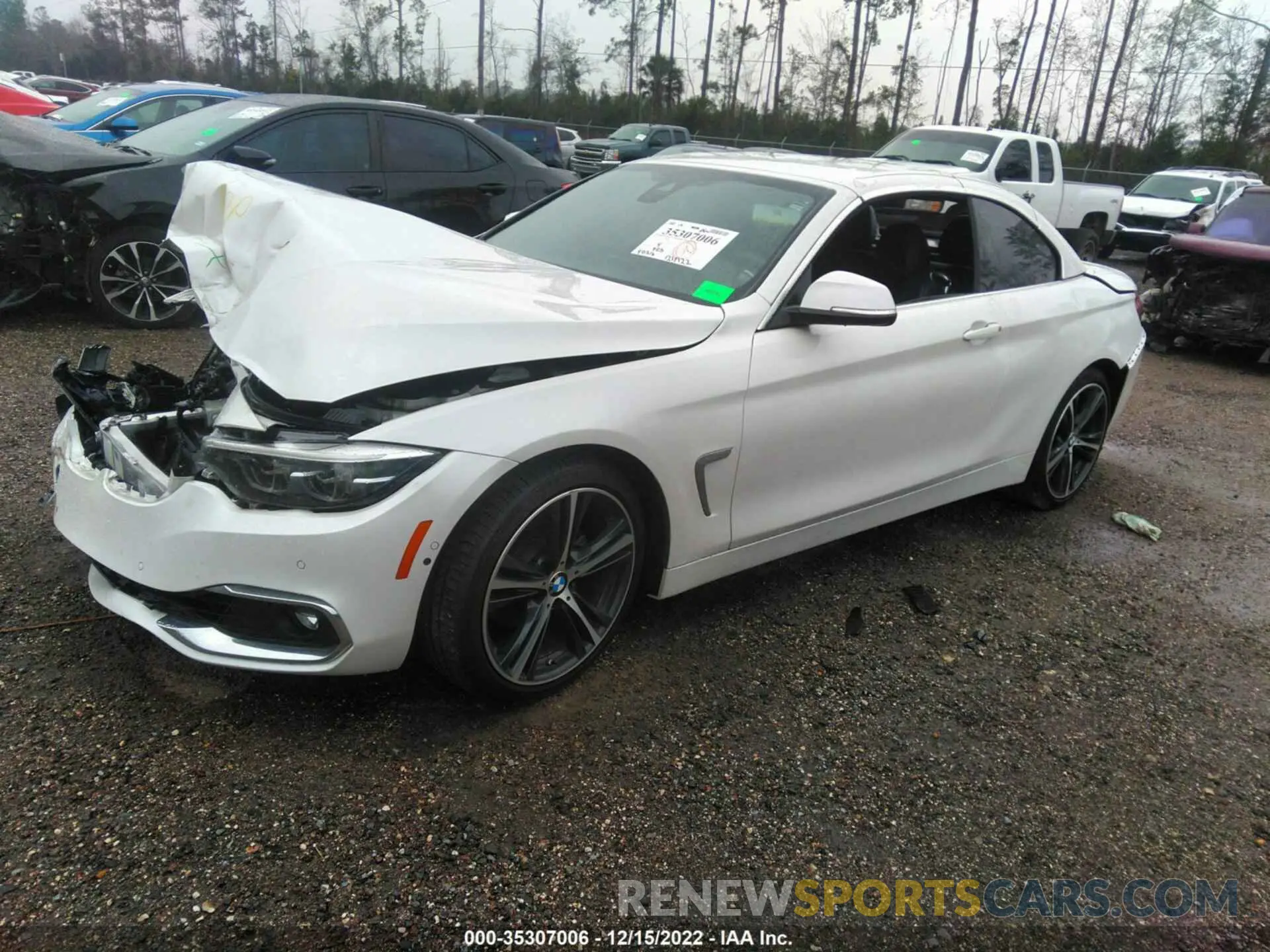 2 fotografías del automóvil dañado WBA4Z1C04L5N15676 BMW 4 SERIES 2020