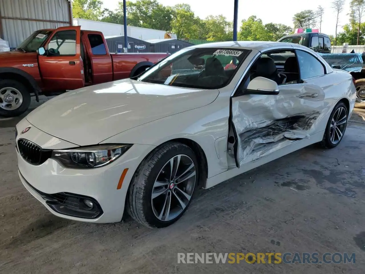 1 fotografías del automóvil dañado WBA4Z1C08L5N49393 BMW 4 SERIES 2020