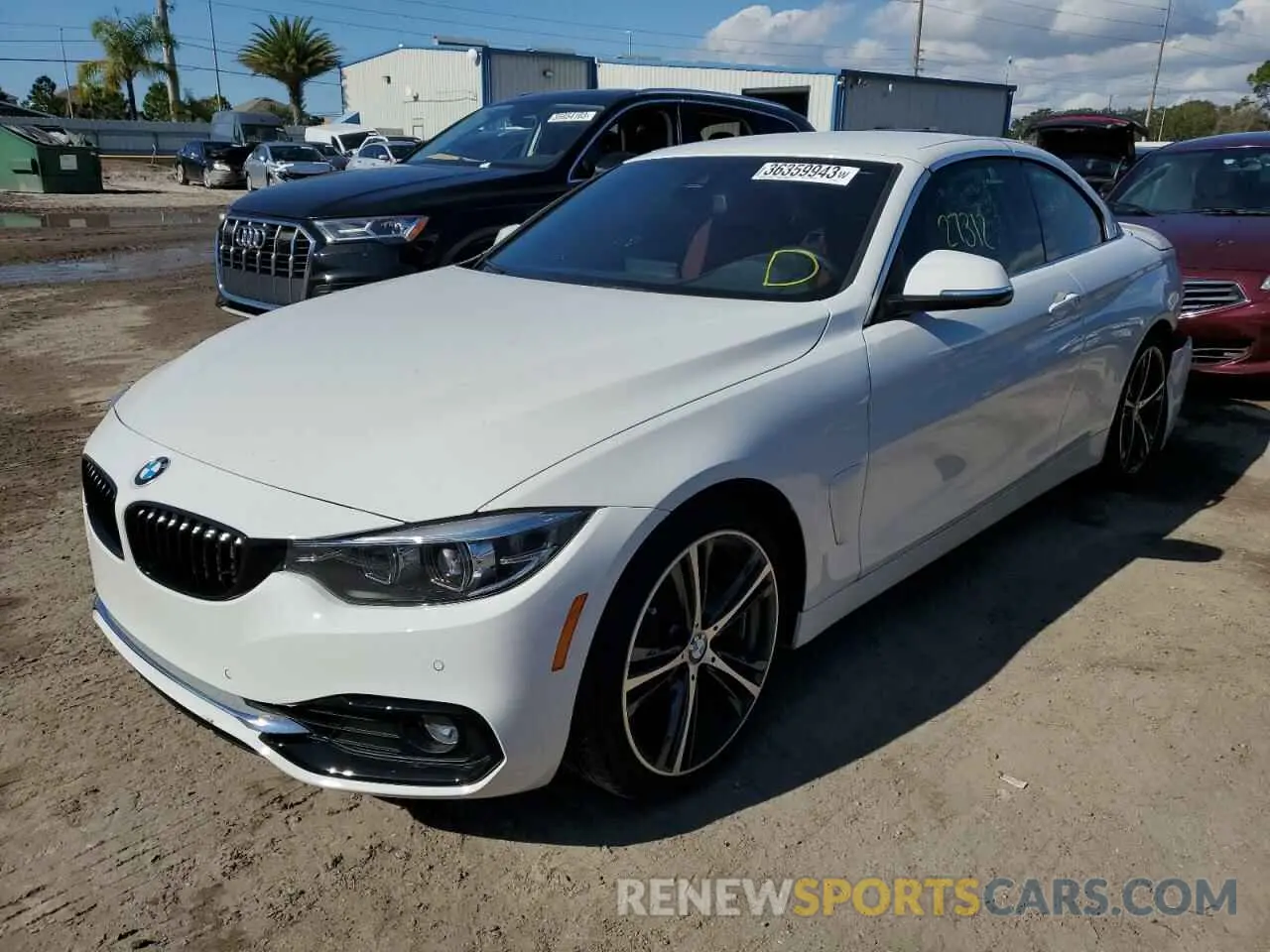 1 fotografías del automóvil dañado WBA4Z1C0XL5N04665 BMW 4 SERIES 2020