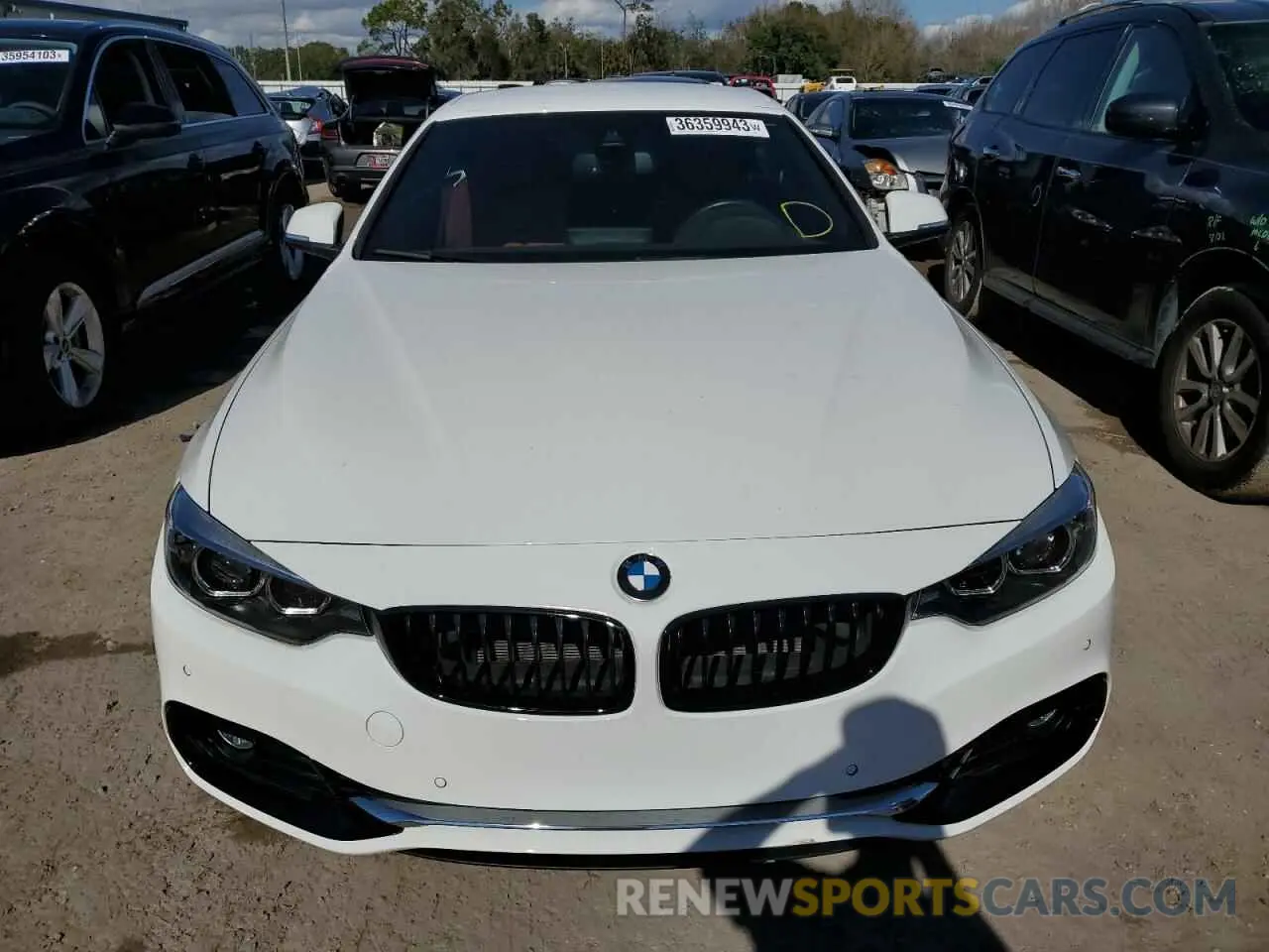 5 fotografías del automóvil dañado WBA4Z1C0XL5N04665 BMW 4 SERIES 2020