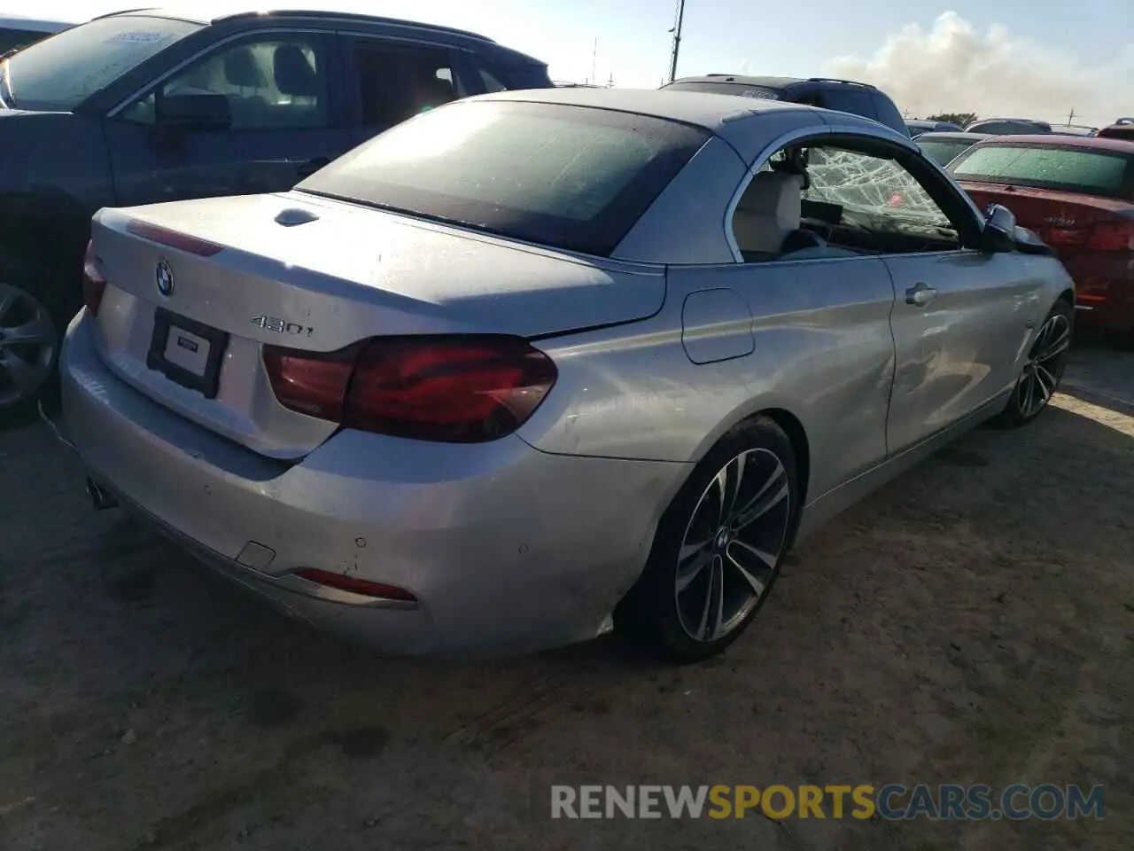 4 fotografías del automóvil dañado WBA4Z3C04L5N88171 BMW 4 SERIES 2020
