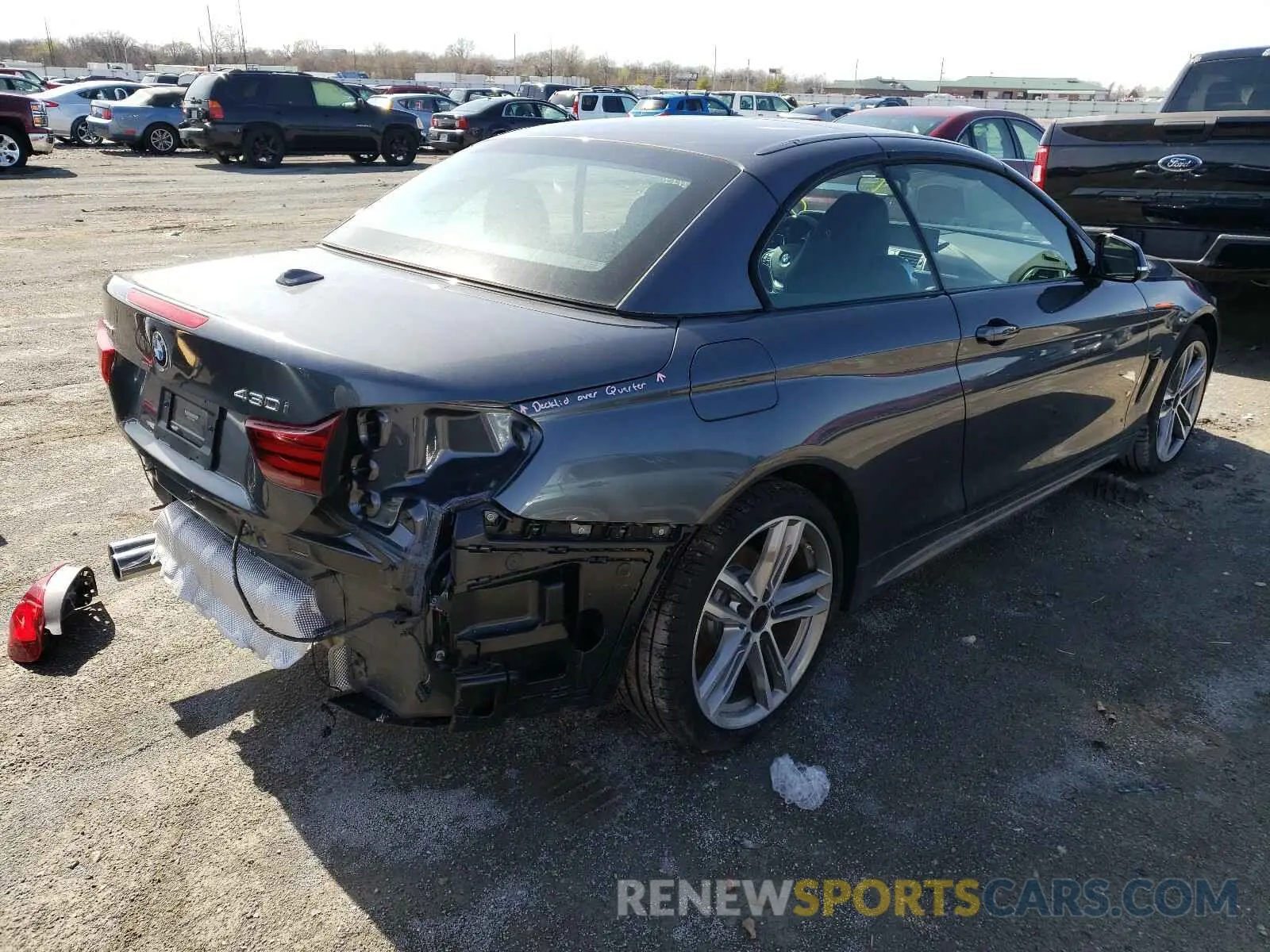 4 fotografías del automóvil dañado WBA4Z3C09L5P00205 BMW 4 SERIES 2020