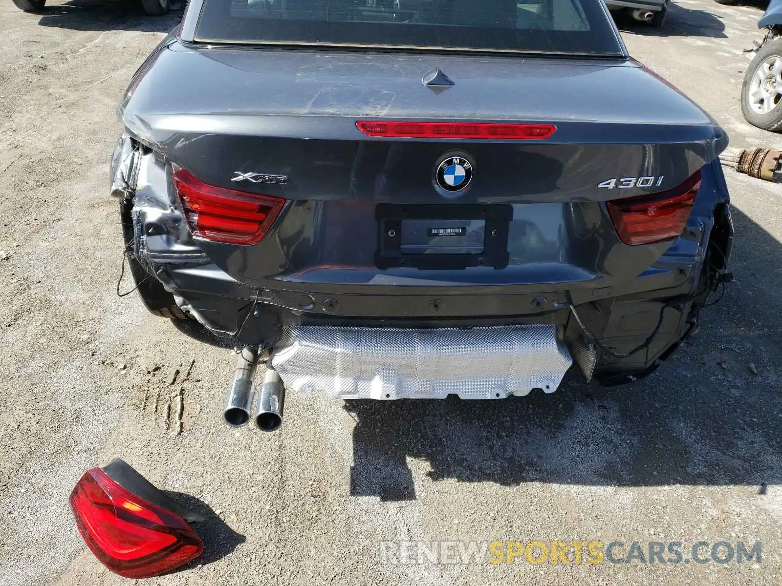 9 fotografías del automóvil dañado WBA4Z3C09L5P00205 BMW 4 SERIES 2020