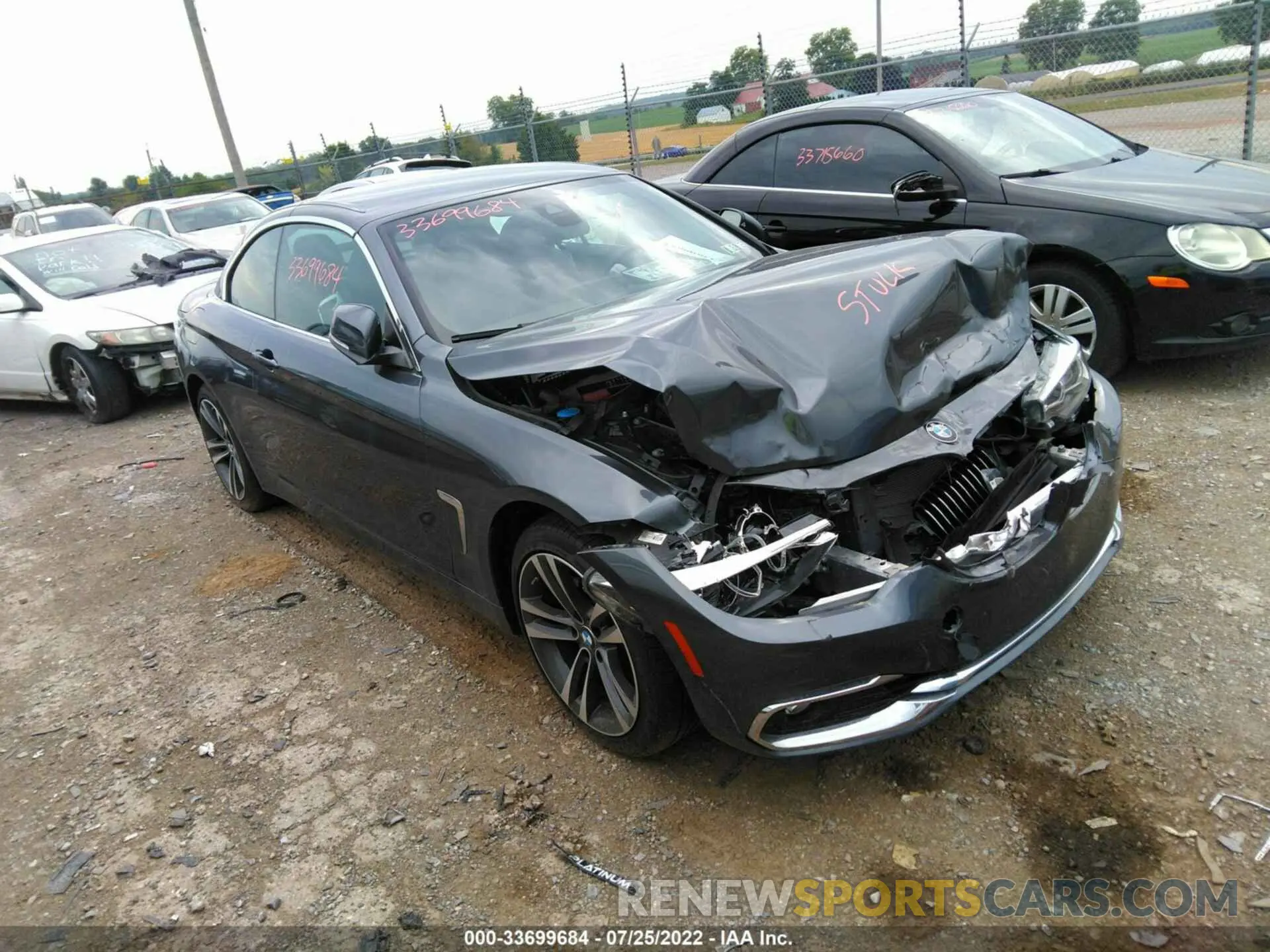 1 fotografías del automóvil dañado WBA4Z3C0XL5R17505 BMW 4 SERIES 2020