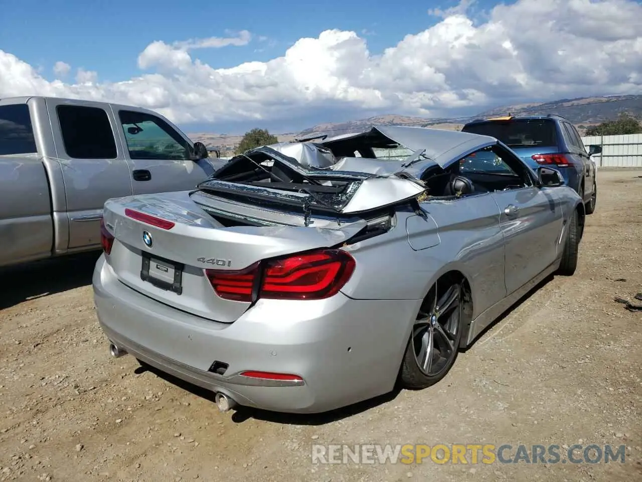 4 fotografías del automóvil dañado WBA4Z7C05L5N04673 BMW 4 SERIES 2020