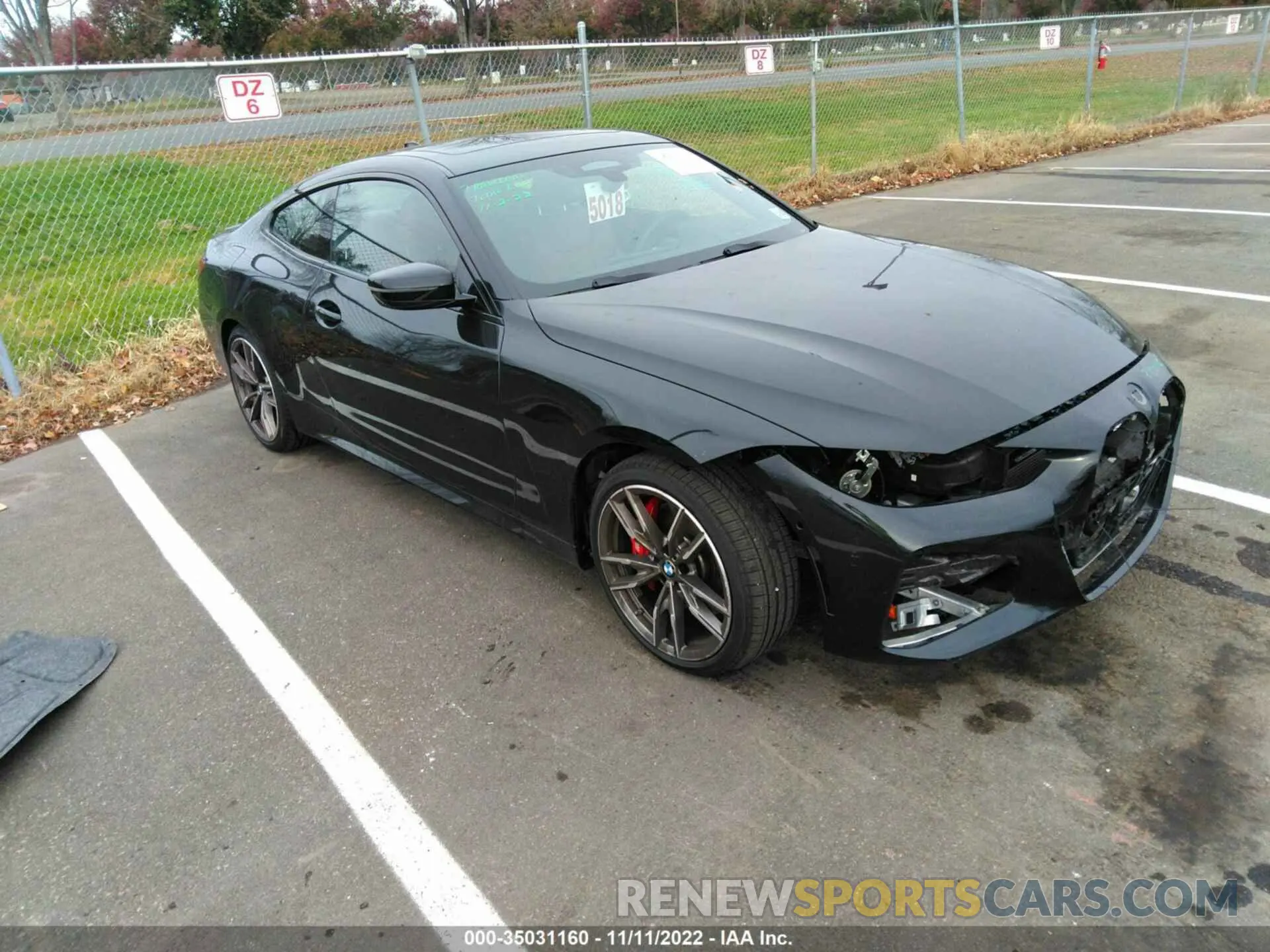 1 fotografías del automóvil dañado WBA13AR06MCF61554 BMW 4 SERIES 2021