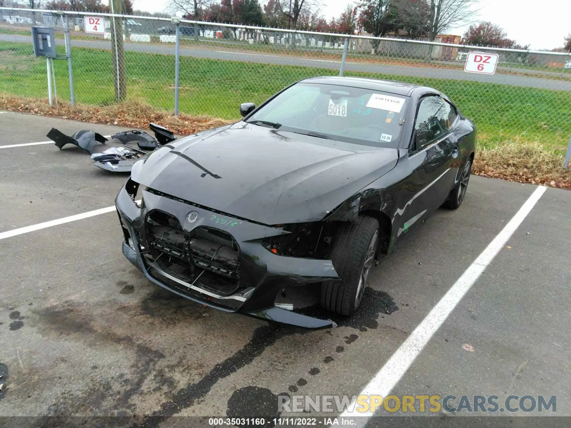 6 fotografías del automóvil dañado WBA13AR06MCF61554 BMW 4 SERIES 2021