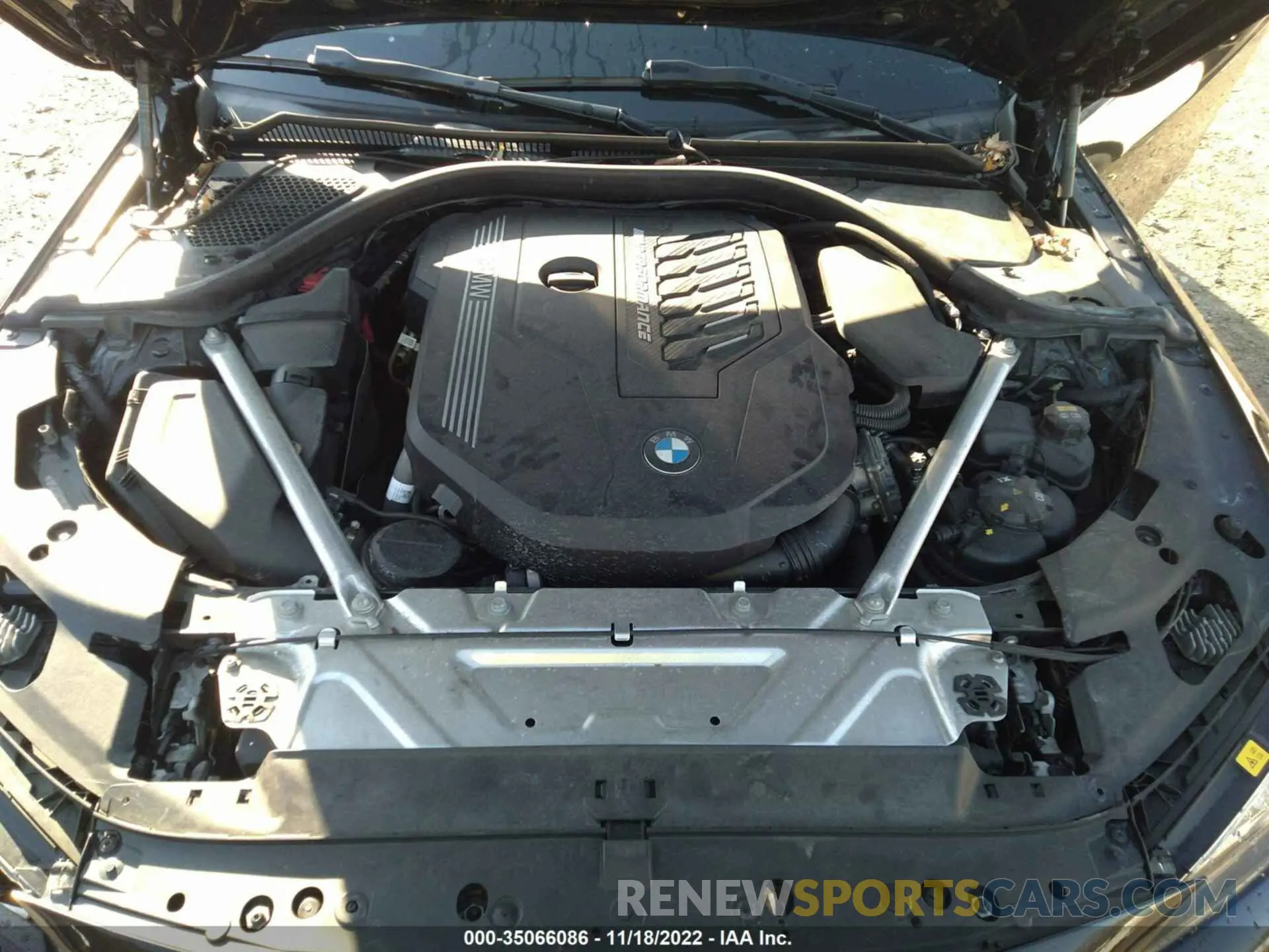 10 fotografías del automóvil dañado WBA13AR09MCG17311 BMW 4 SERIES 2021