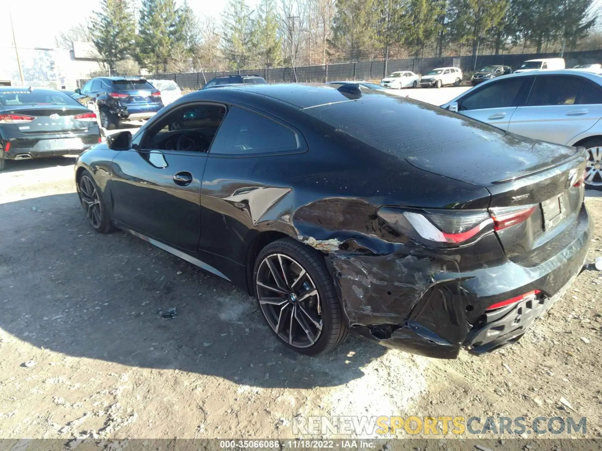 3 fotografías del automóvil dañado WBA13AR09MCG17311 BMW 4 SERIES 2021