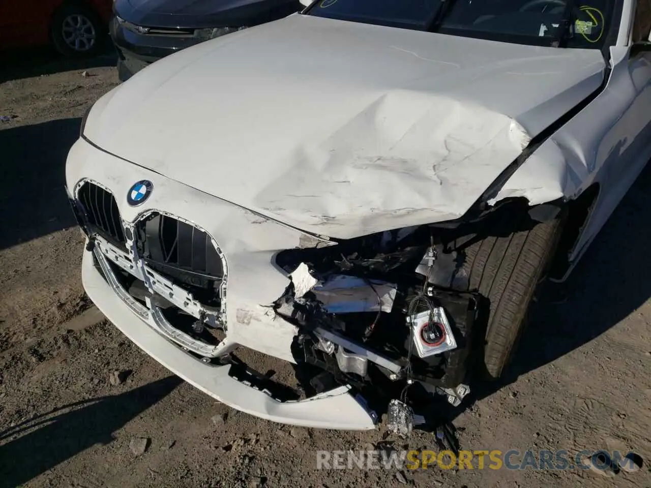 9 fotografías del automóvil dañado WBA23AT02MCG26381 BMW 4 SERIES 2021