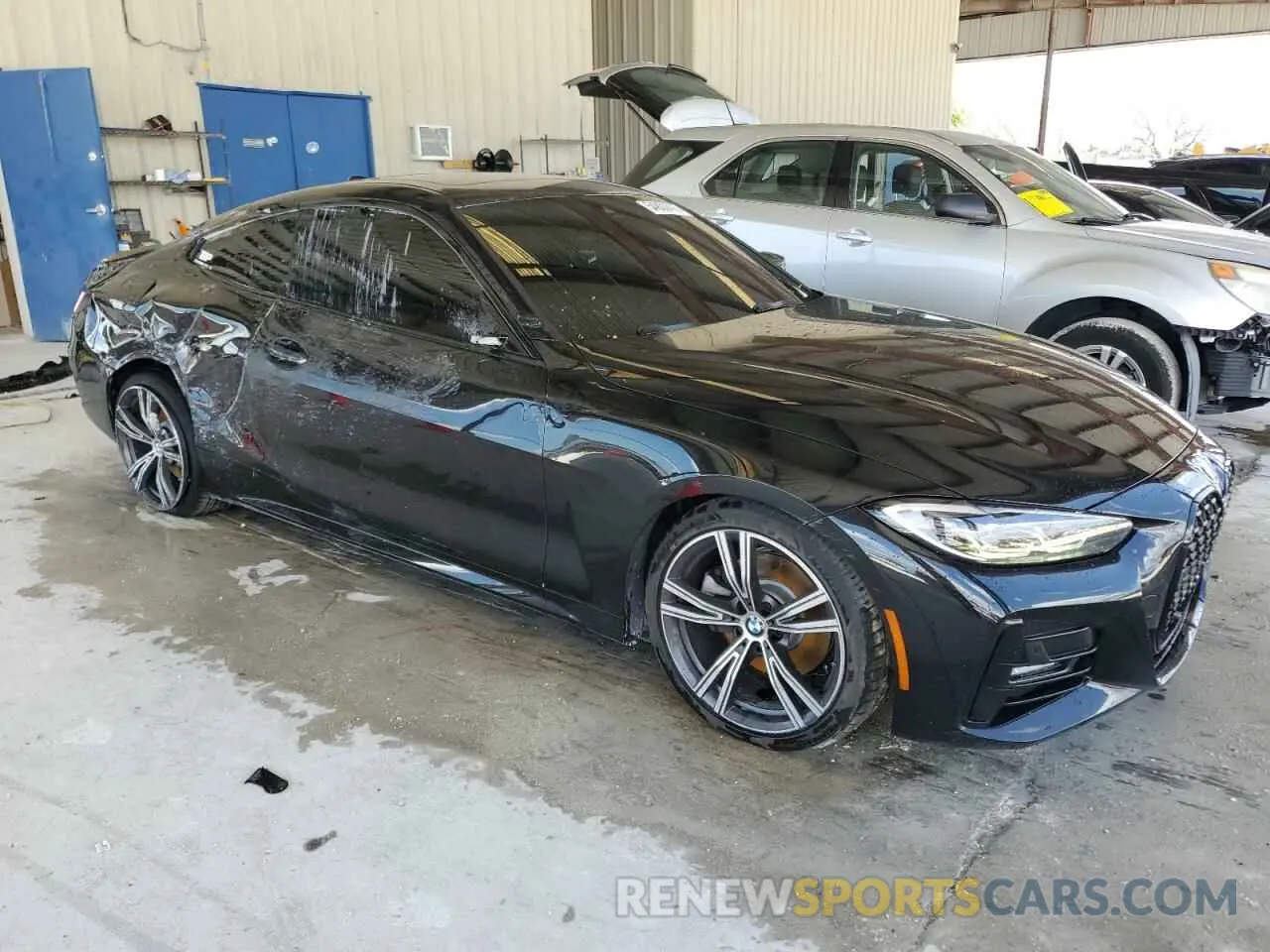 4 fotografías del automóvil dañado WBA53AP00MCH37163 BMW 4 SERIES 2021
