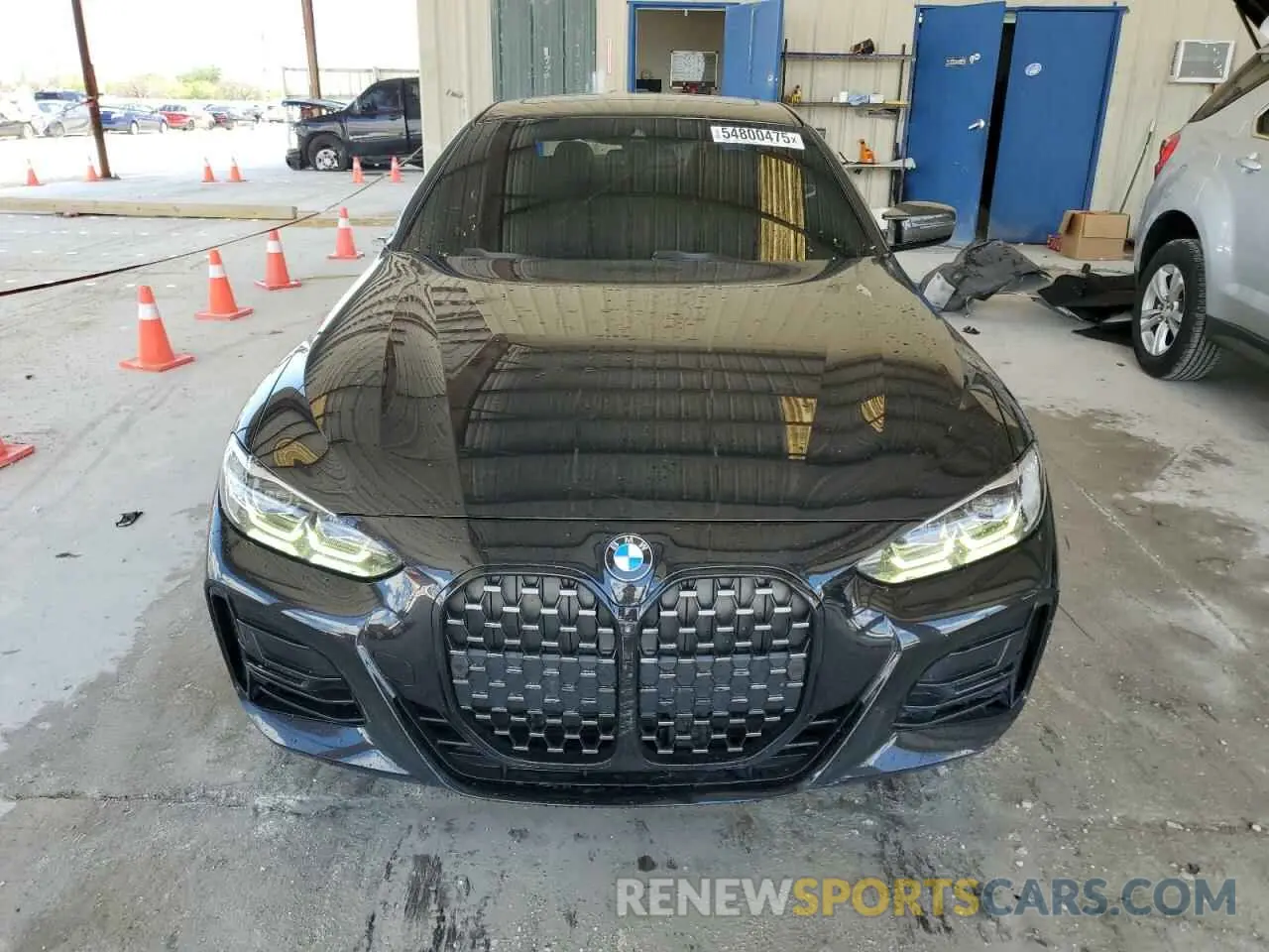 5 fotografías del automóvil dañado WBA53AP00MCH37163 BMW 4 SERIES 2021