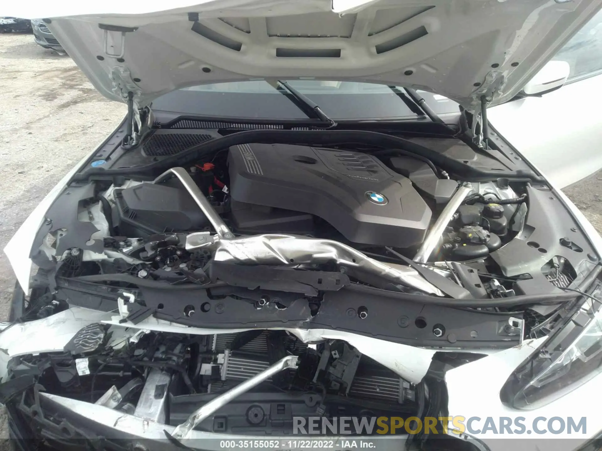 10 fotografías del automóvil dañado WBA53AP01MCF81828 BMW 4 SERIES 2021