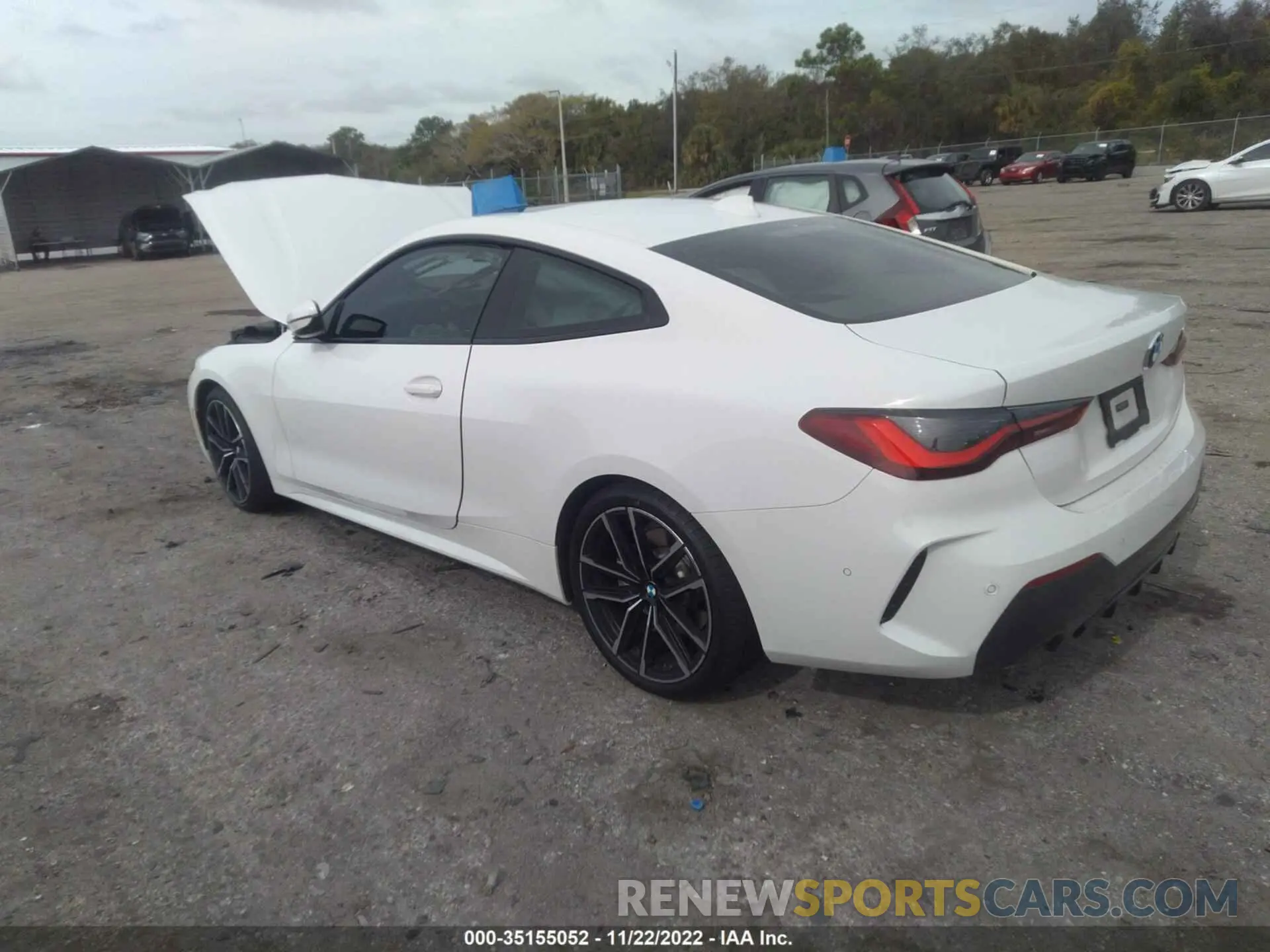 3 fotografías del automóvil dañado WBA53AP01MCF81828 BMW 4 SERIES 2021