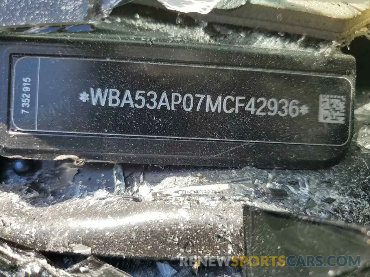 12 fotografías del automóvil dañado WBA53AP07MCF42936 BMW 4 SERIES 2021