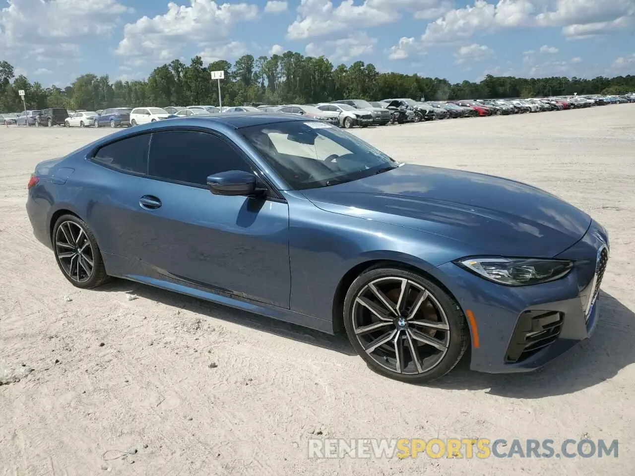 4 fotografías del automóvil dañado WBA53AP07MCF42936 BMW 4 SERIES 2021